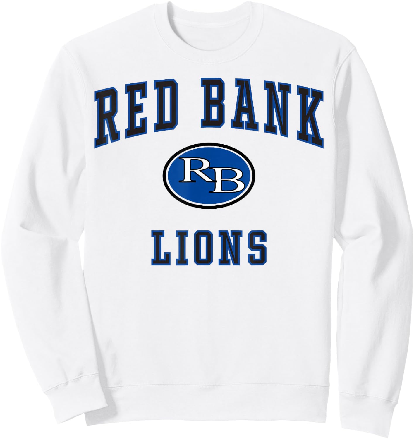 Red Bank High School Lions C1 Sweatshirt - Sweatshirt | White
