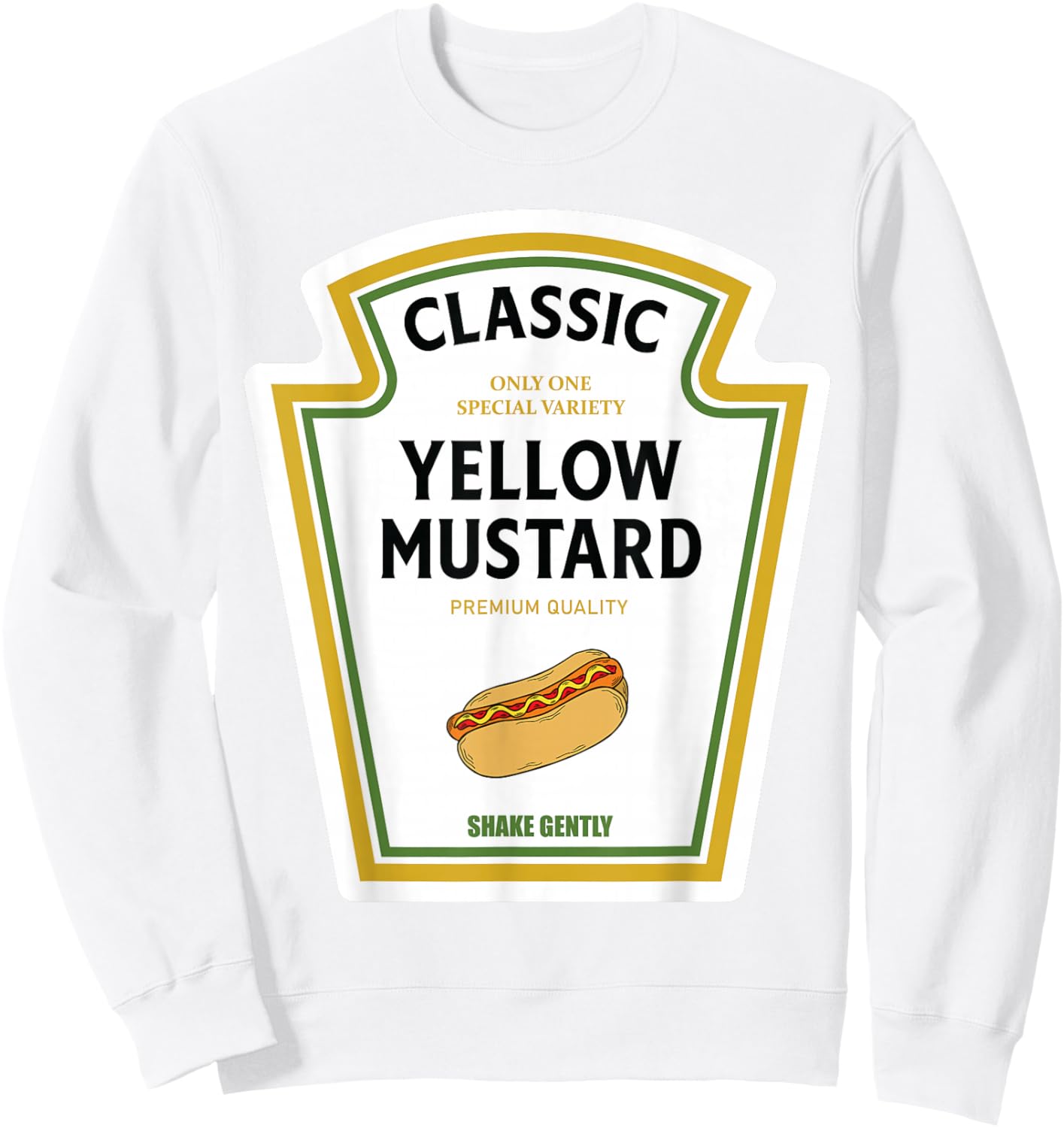 Mustard Halloween 2024 Costume Family Matching Ketchup Sauce Sweatshirt - Sweatshirt | White