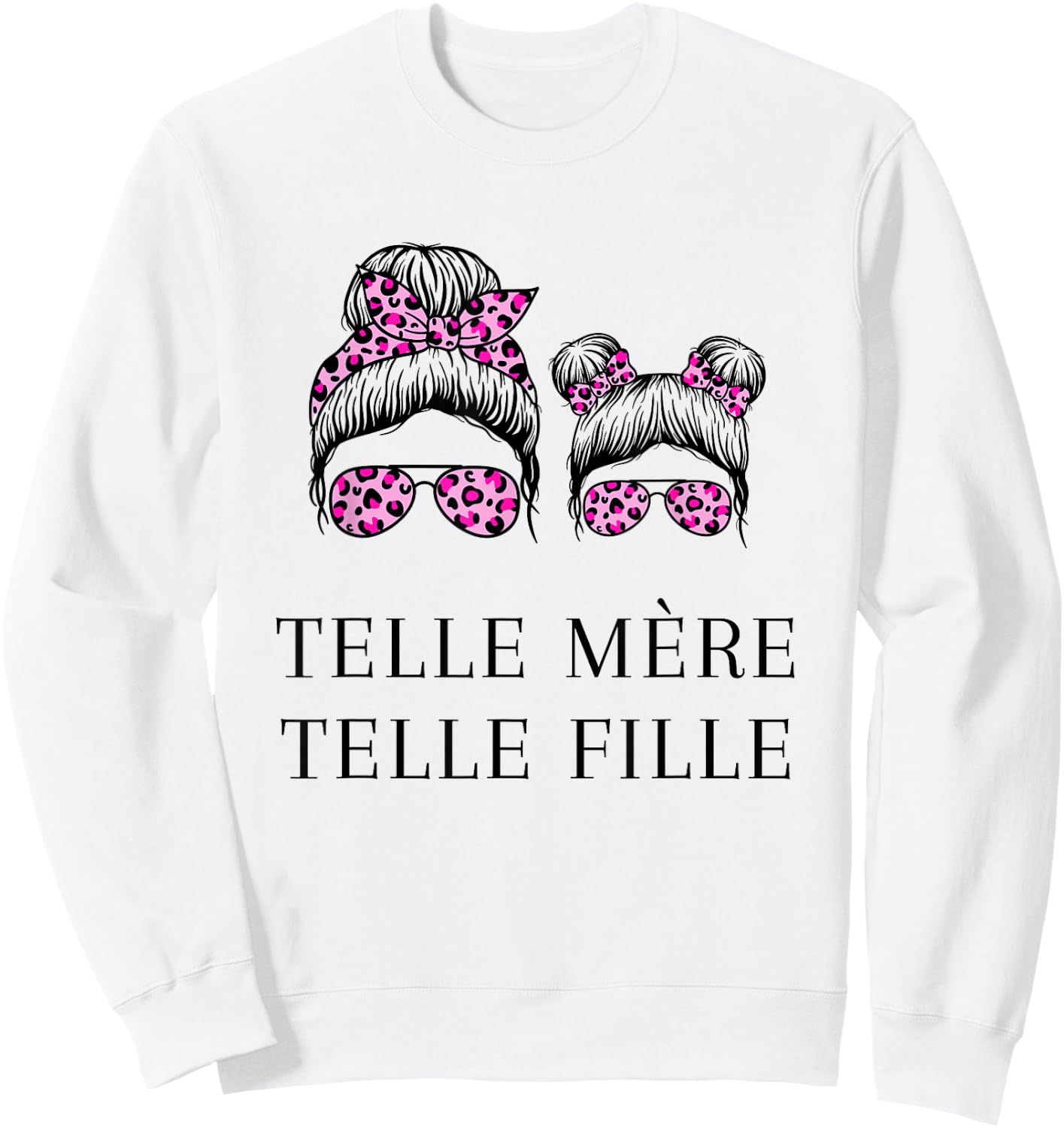 Such mother Such daughter Mom Happy Mother's Day Sweatshirt - Sweatshirt | White