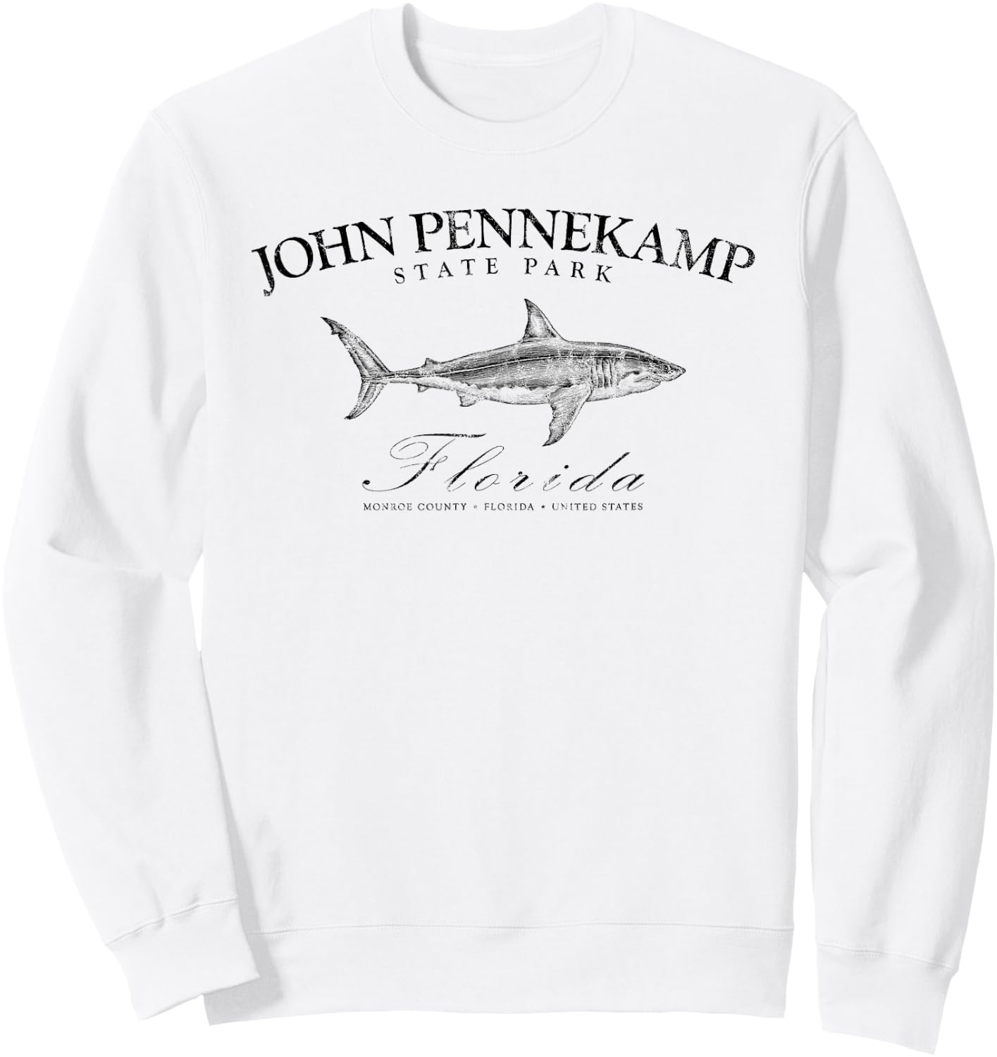 John Pennekamp Coral Reef State Park Scuba Diving Fishing Sweatshirt - Sweatshirt | White