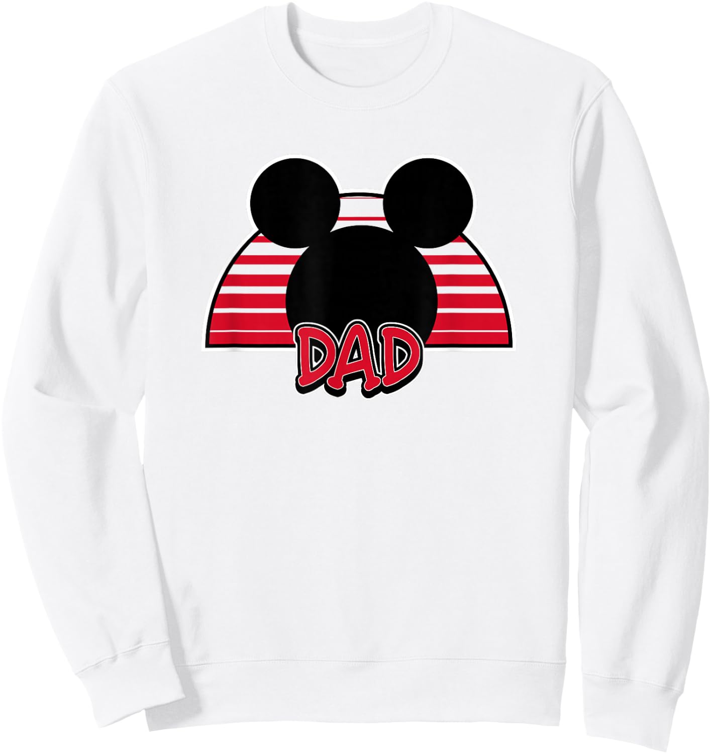 Disney Mickey Mouse Dad Sweatshirt - Sweatshirt | White