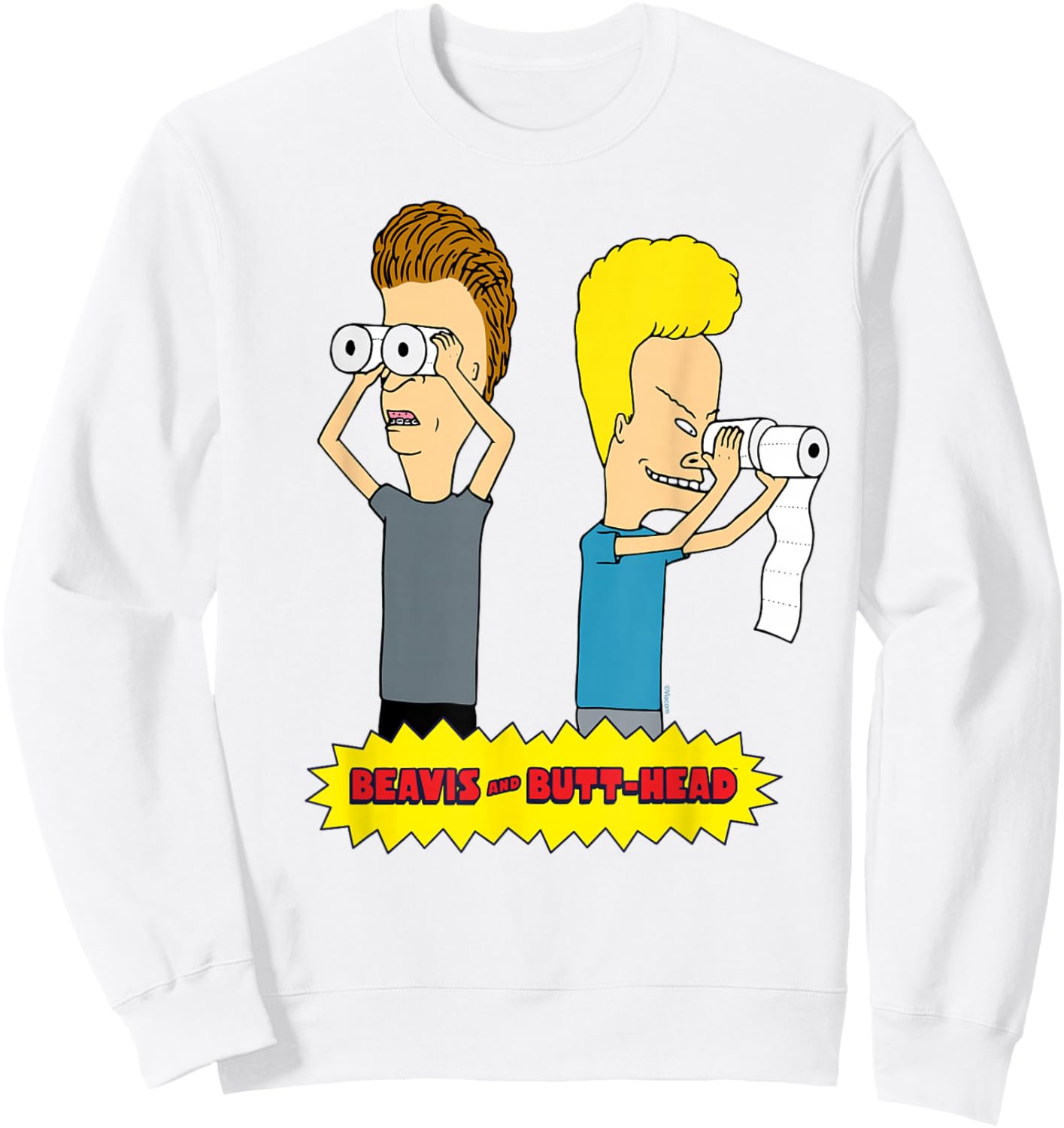 MTV - Beavis and Butthead Sweatshirt - Sweatshirt | White