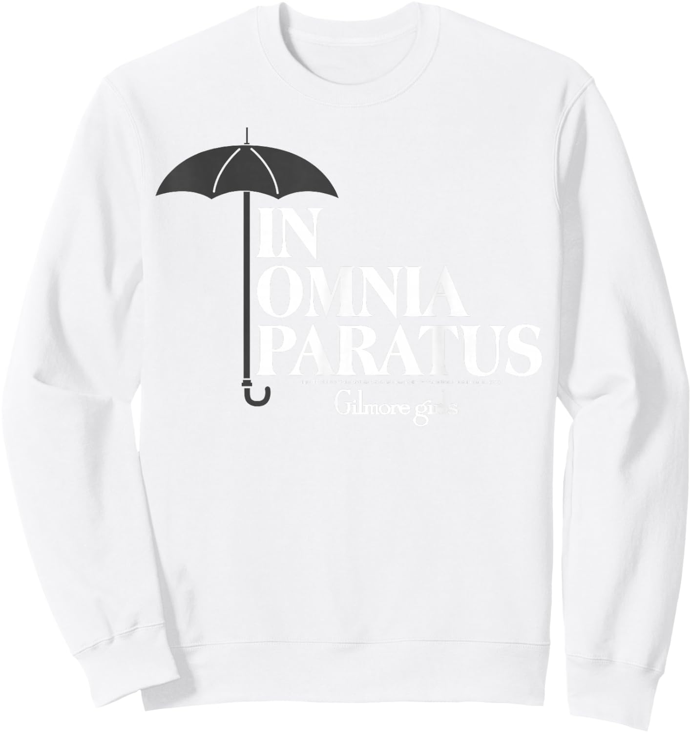 Gilmore Girls in Omnia Paratus Small Sweatshirt - Sweatshirt | White
