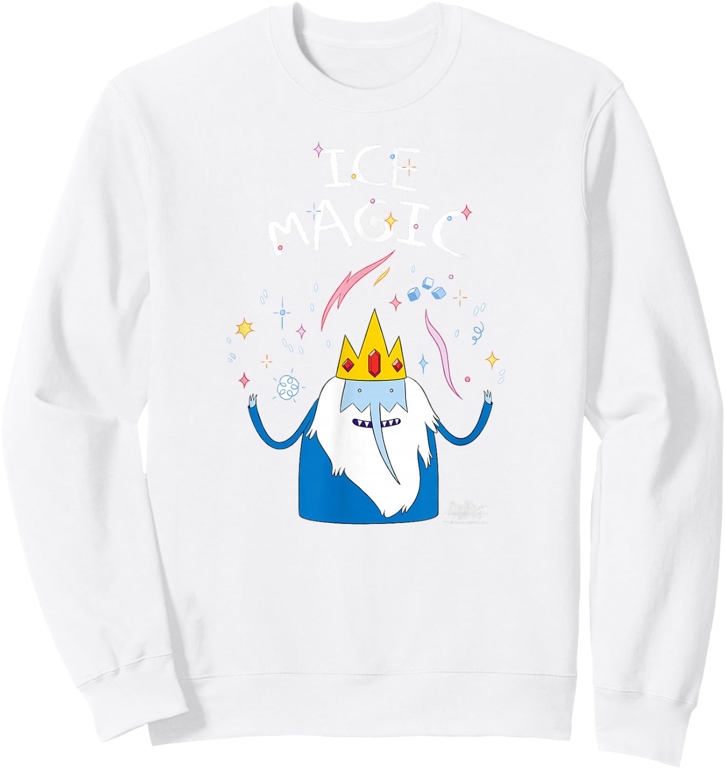 Adventure Time Ice King Magic Sweatshirt - Sweatshirt | White