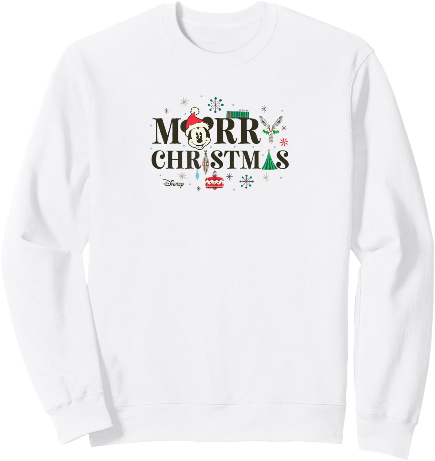 Disney - Mickey Merry Christmas Sweatshirt - Sweatshirt | White
