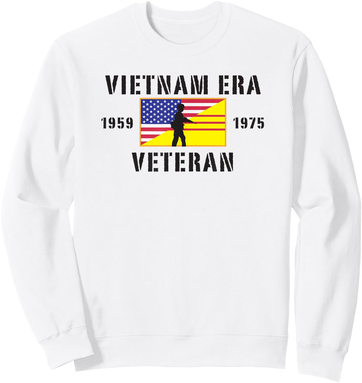 Vietnam Era Veteran Sweatshirt - Sweatshirt | White