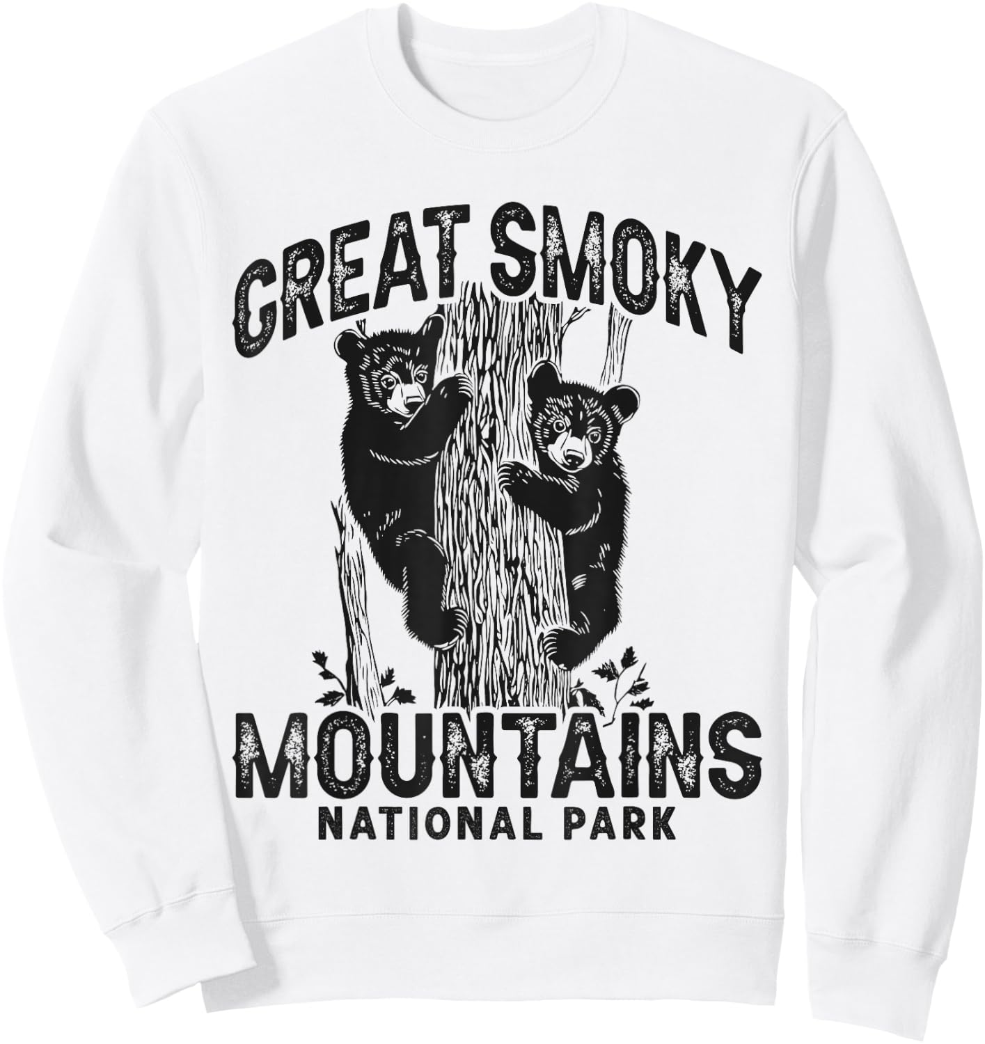 Great Smoky Mountains National Park Tennessee North Carolina Sweatshirt - Sweatshirt | White