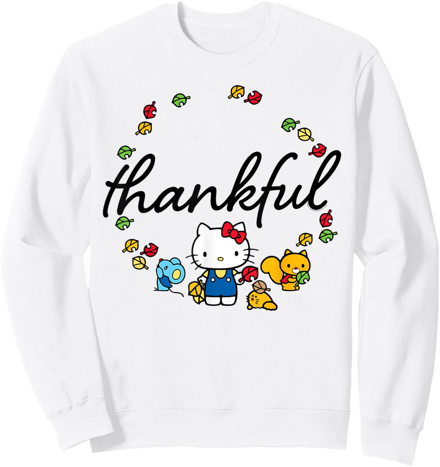Hello Kitty Thanksgiving Shirt Sweatshirt - Sweatshirt | White
