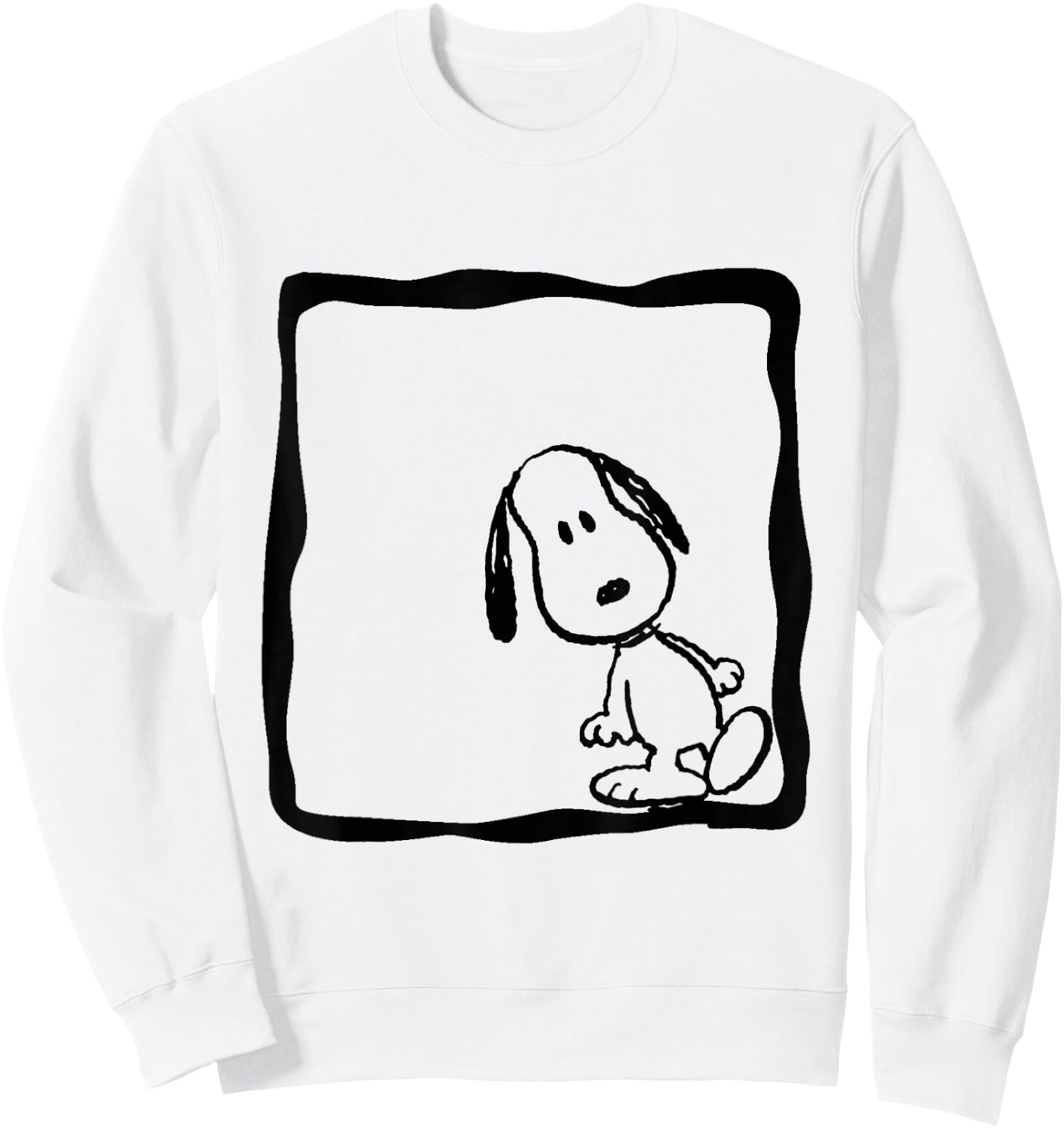 Peanuts Snoopy Lean Sweatshirt - Sweatshirt | White