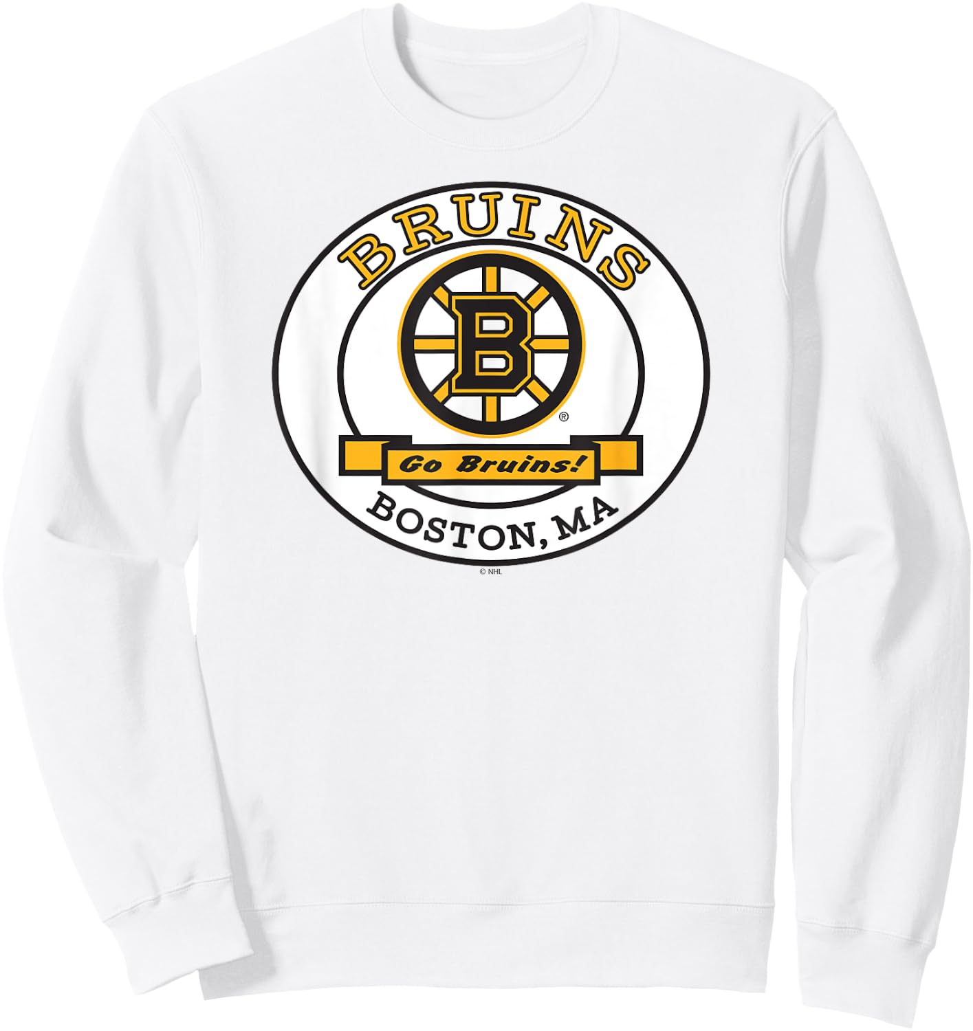Boston Bruins Go Gray Officially Licensed Sweatshirt - Sweatshirt | White