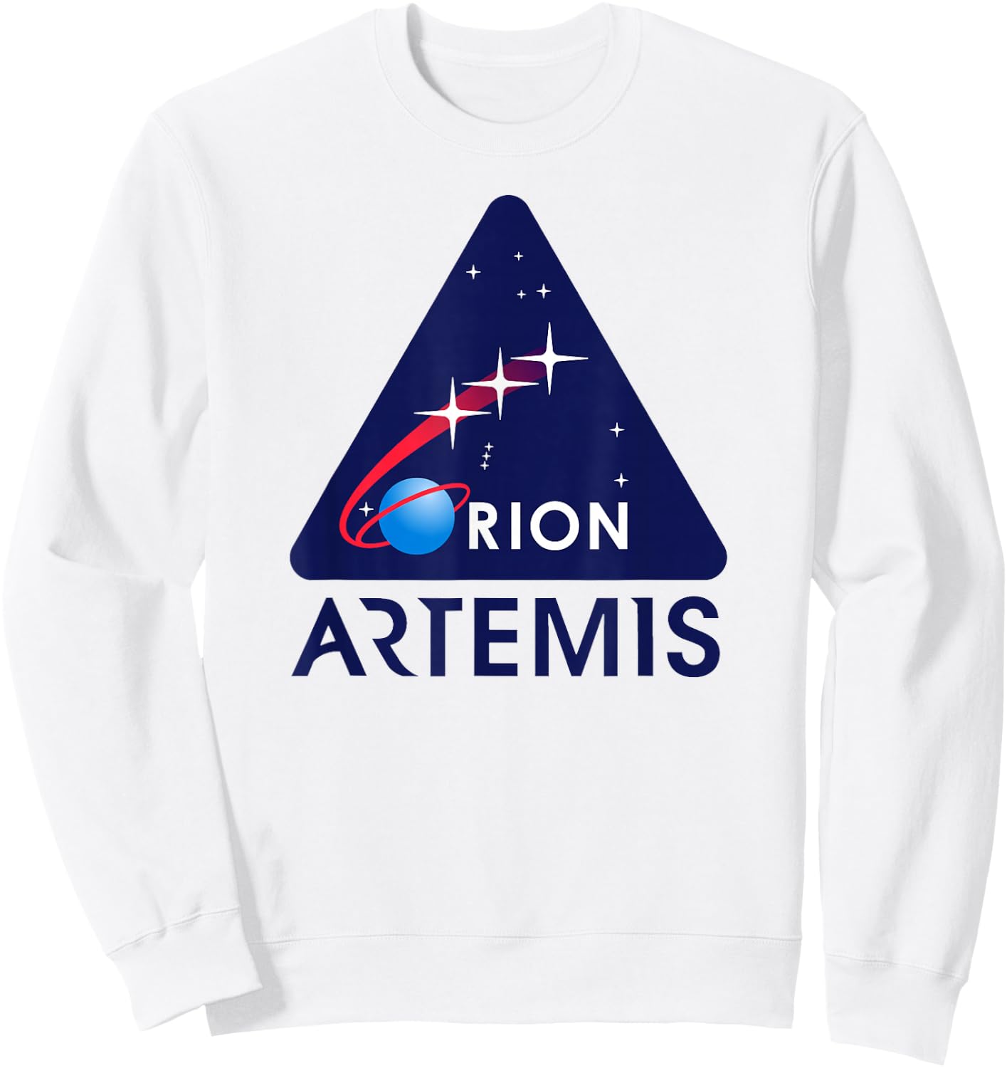 Artemis Mission 2 Astronaut Orion Patch Sweatshirt - Sweatshirt | White