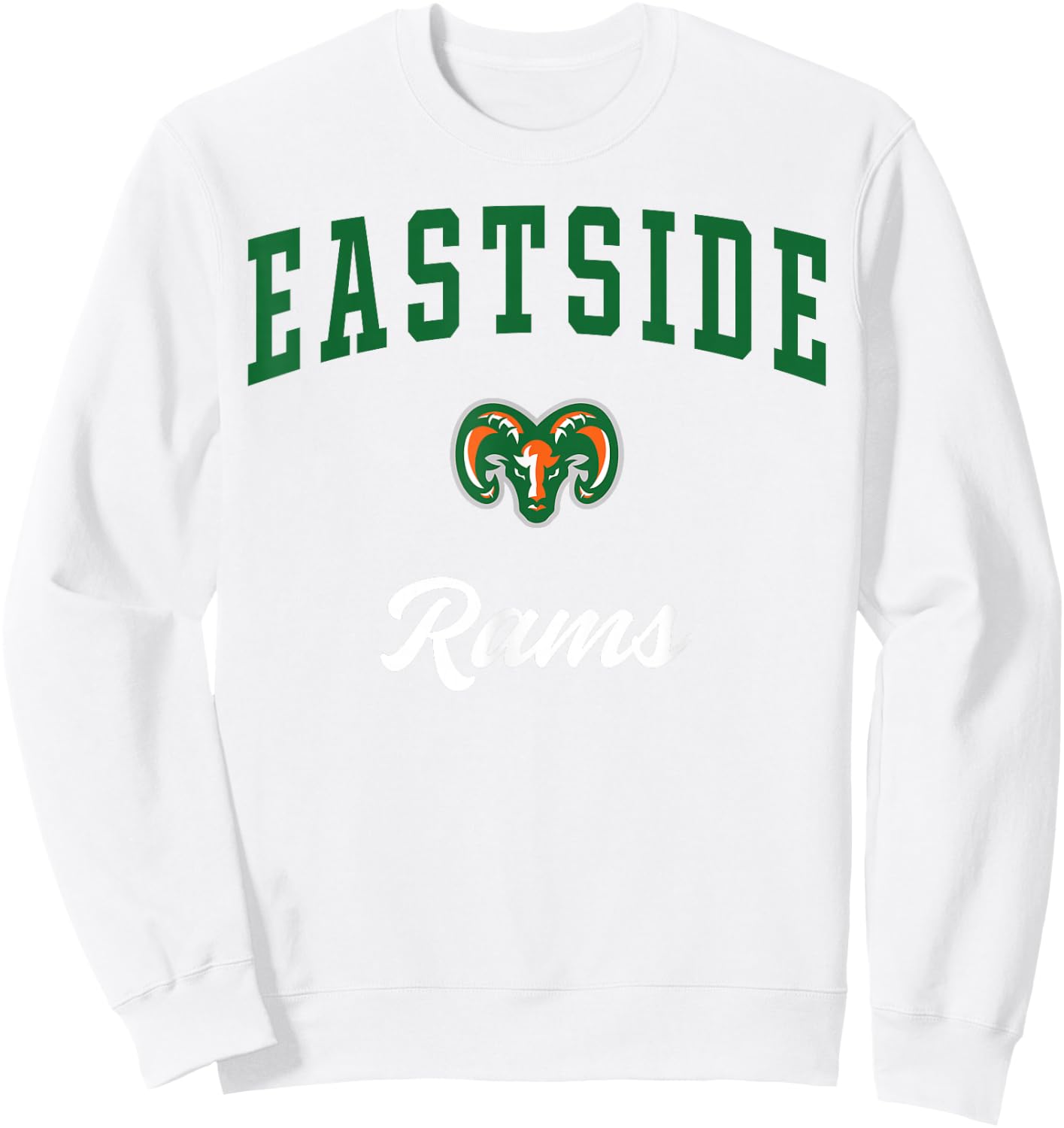 Eastside High School Rams Sweatshirt - Sweatshirt | White