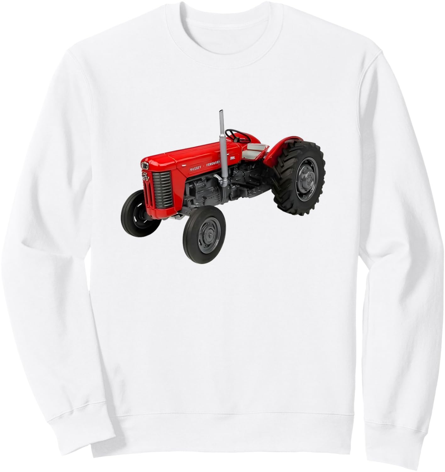 Masey Ferguson 65 Stoneleigh Vintage Tractor Graphic Sweatshirt - Sweatshirt | White