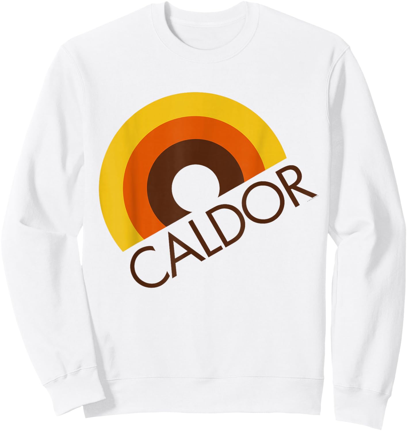 Caldor Department Store Vintage Retro Logo New England Sweatshirt - Sweatshirt | White