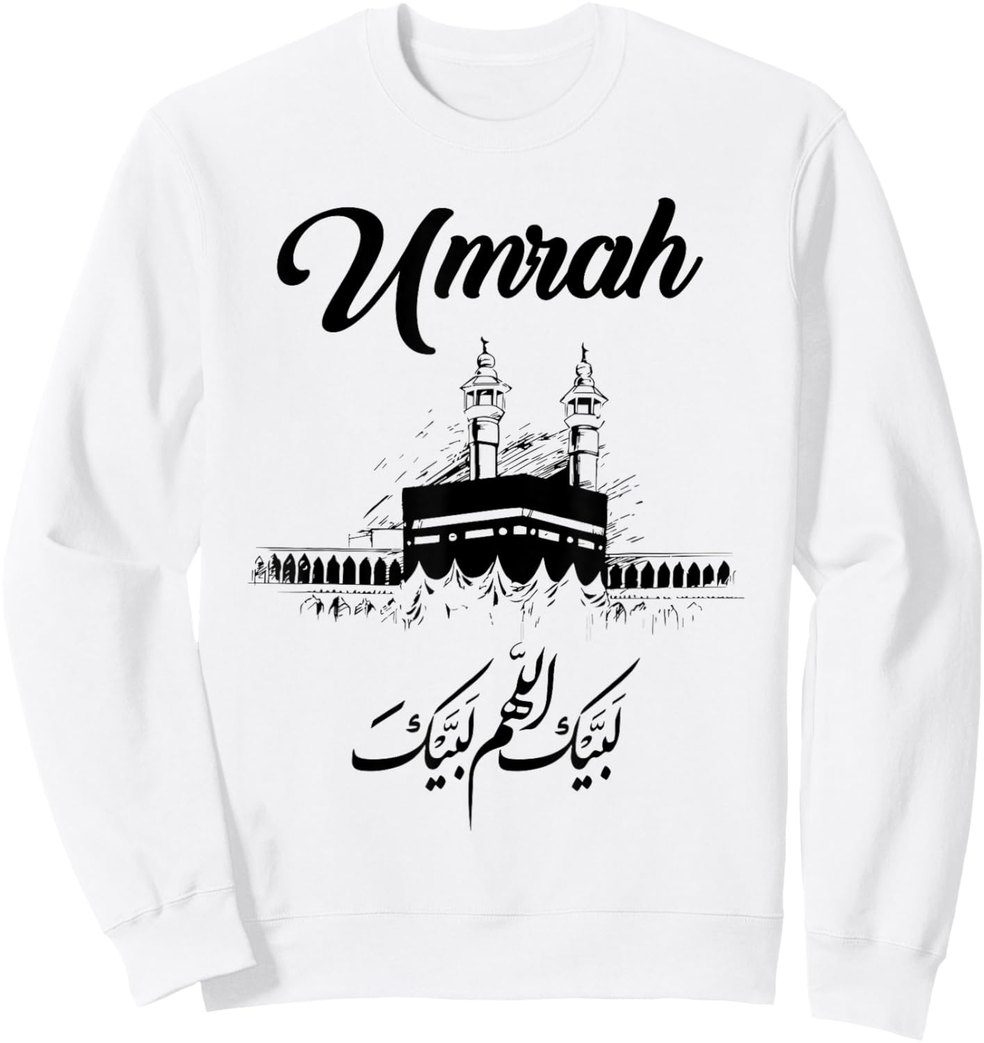 UMRAH Family Group Matching Umra Kaaba Hijj Muslim Muslimah Sweatshirt - Sweatshirt | White