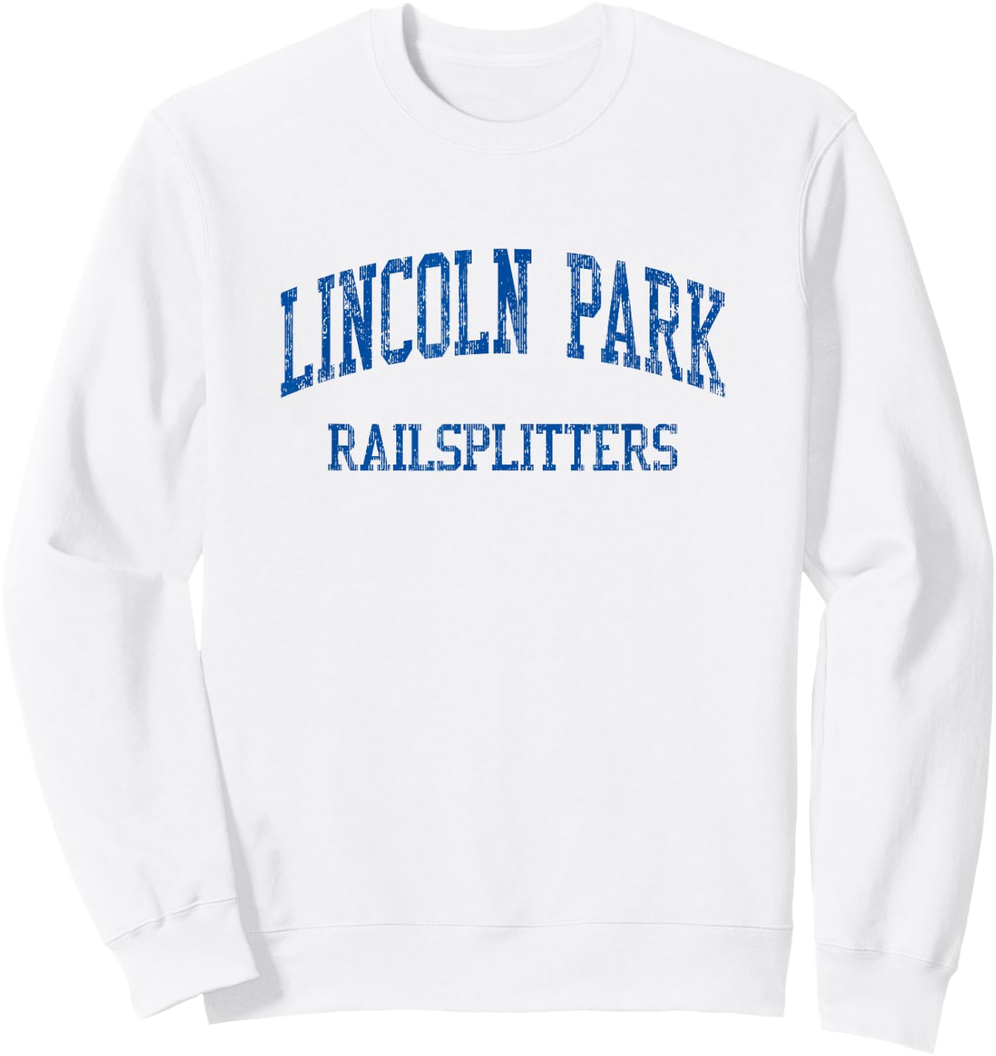 Lincoln Park High School HS Lincoln Park MI Vintage Sports Sweatshirt - Sweatshirt | White
