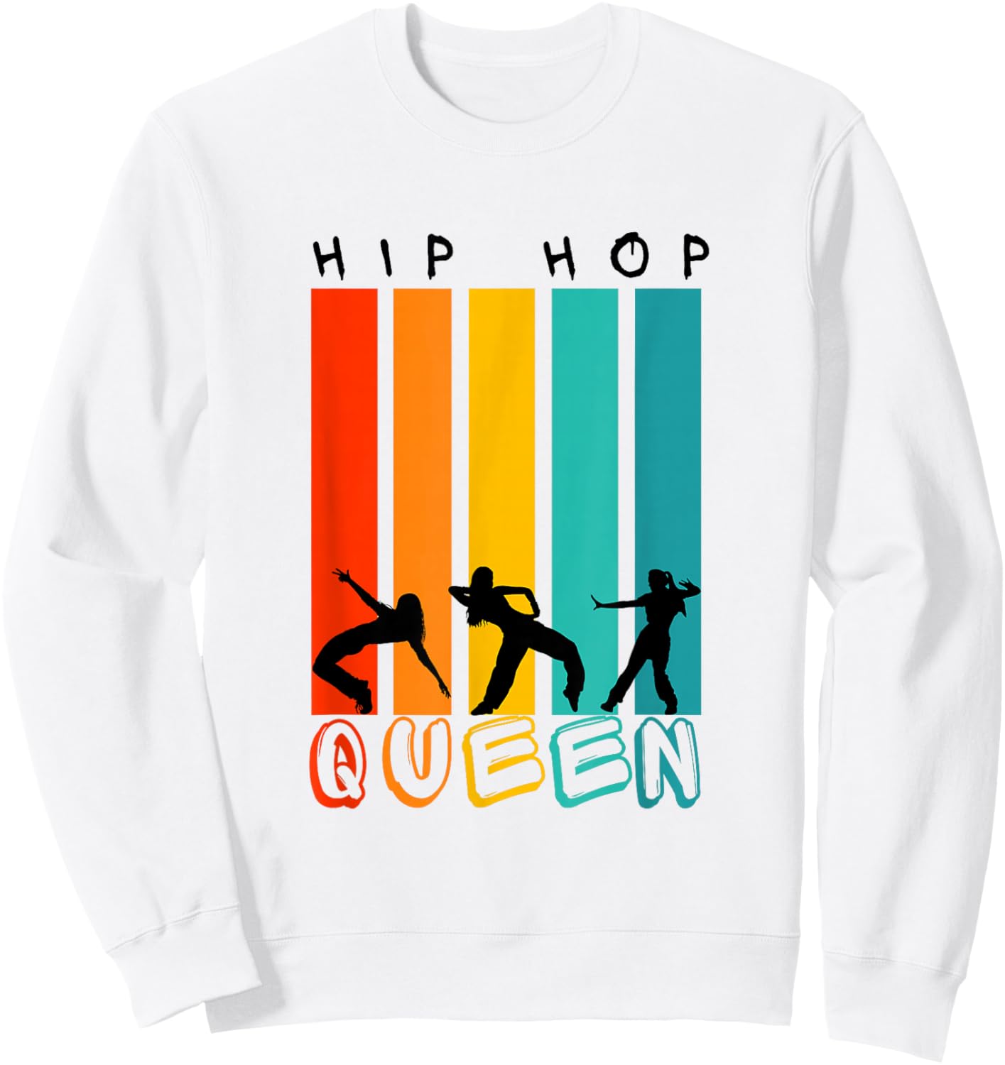 Hip Hop Shirt Girl Breakdancing Girls HipHop Dance Sweatshirt - Sweatshirt | White