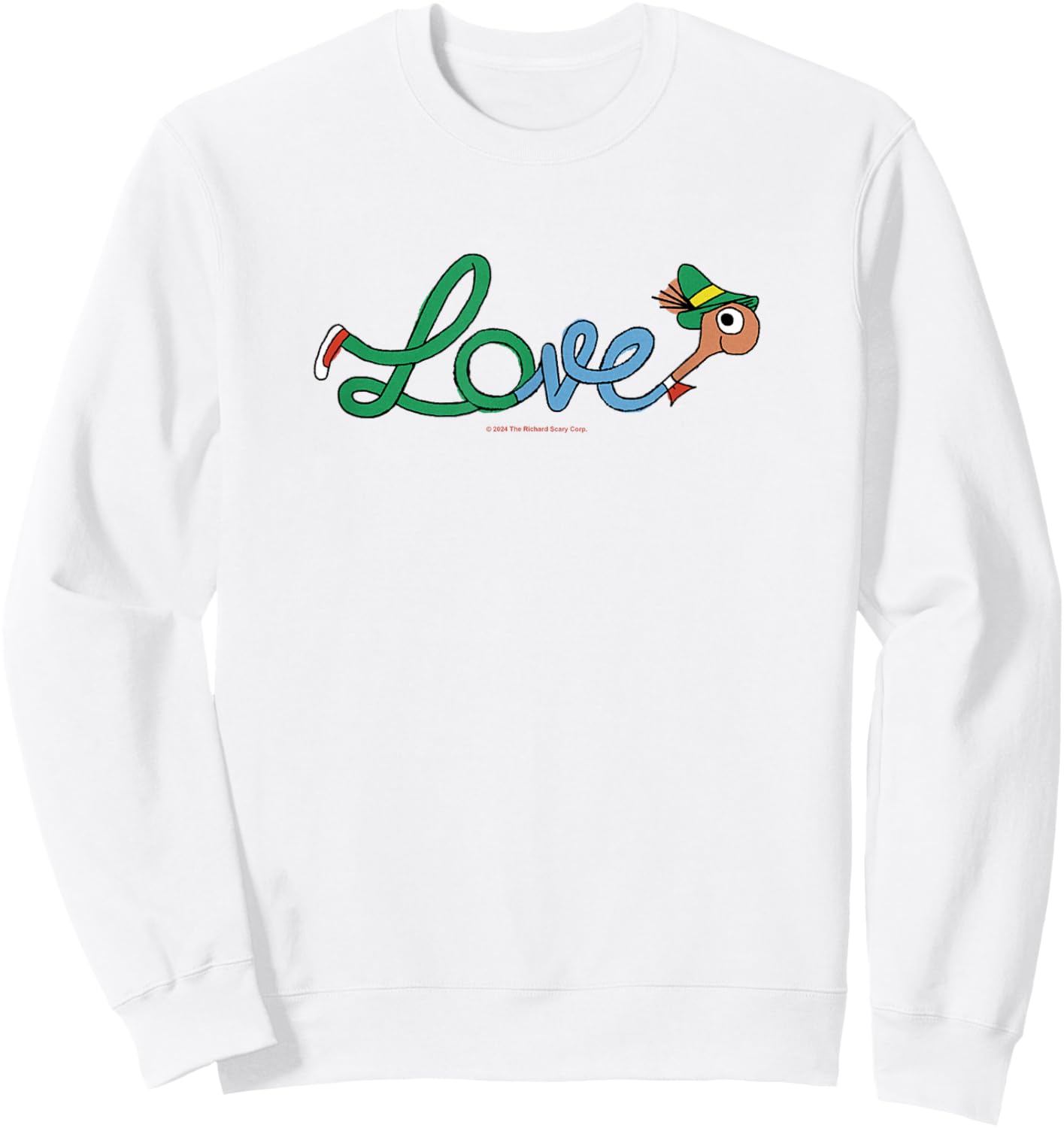 Richard Scarry Love Sweatshirt - Sweatshirt | White