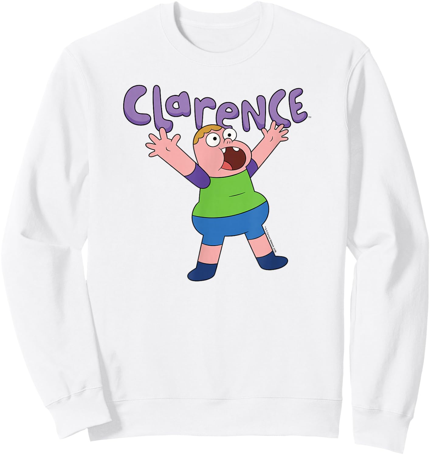 Clarence Whoo Sweatshirt - Sweatshirt | White