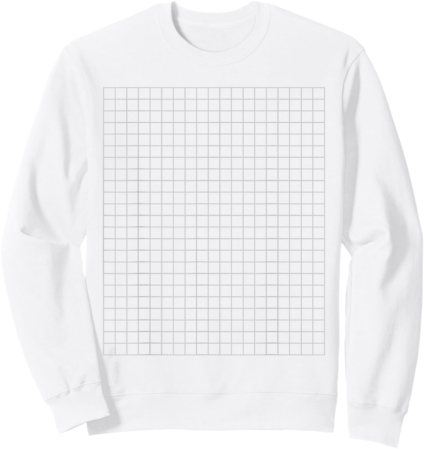 Graph Paper Engineering Student Easy Halloween Costume Sweatshirt - Sweatshirt | White