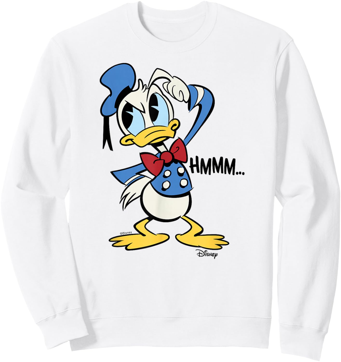 Donald Duck - Hmmm Donald Sweatshirt - Sweatshirt | White
