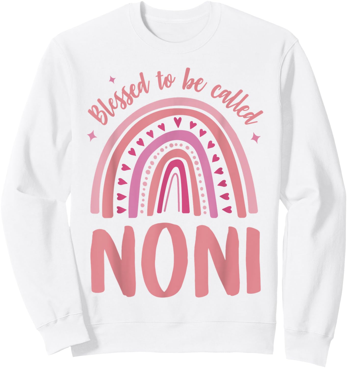 Noni Grandma Blessed to be called Noni Sweatshirt - Sweatshirt | White