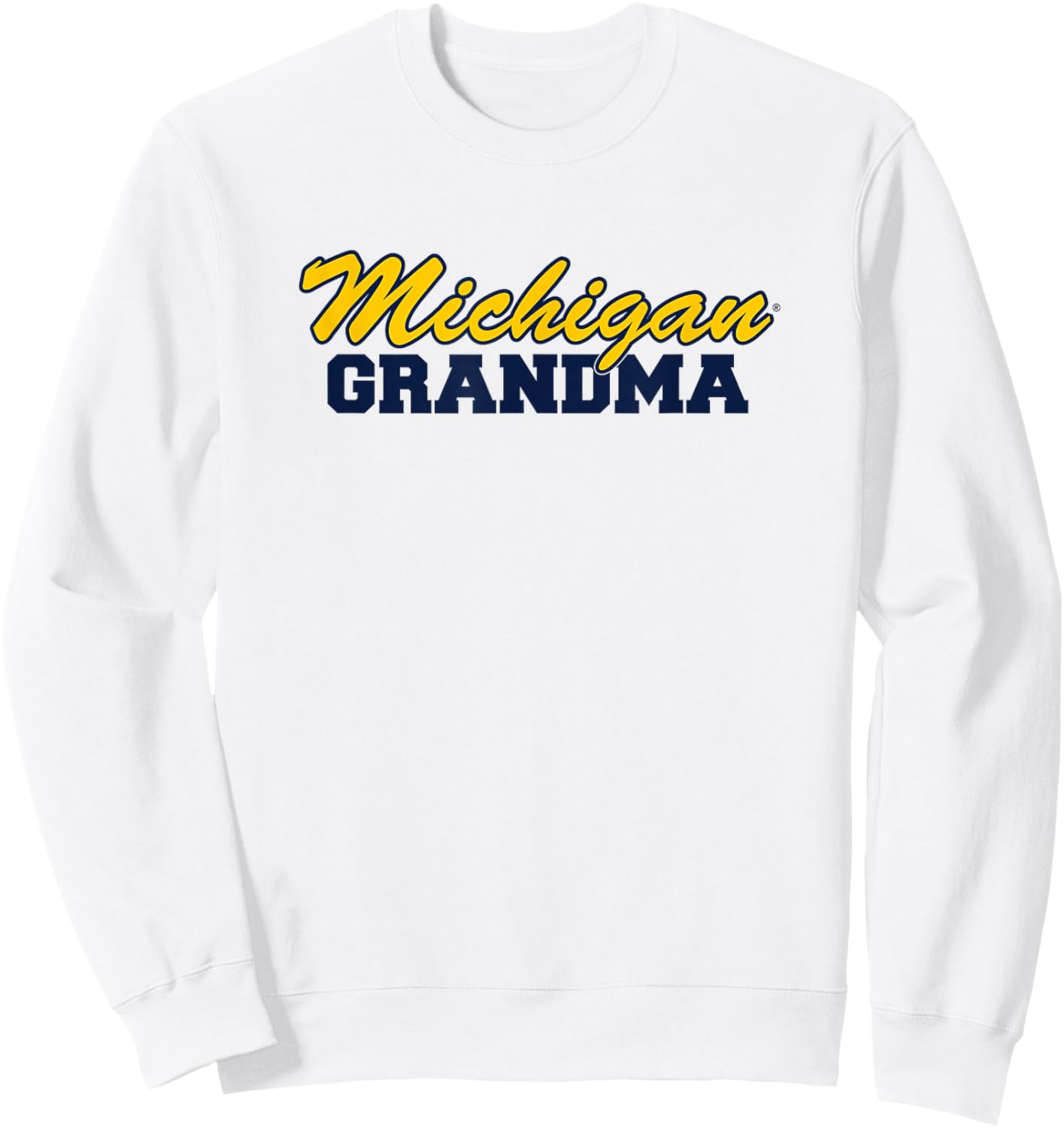 University of Michigan Wolverines Grandma Sweatshirt - Sweatshirt | White