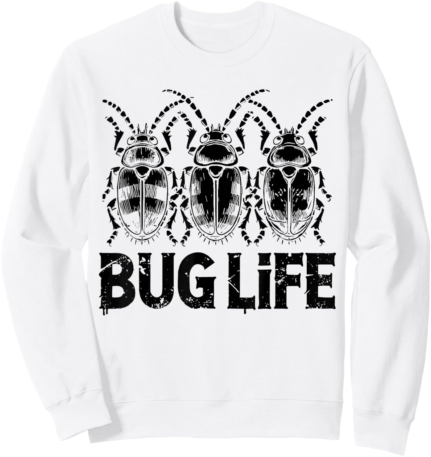 Bug life Great Bug Lover Brood Locust Birthday Design Sweatshirt - Sweatshirt | White