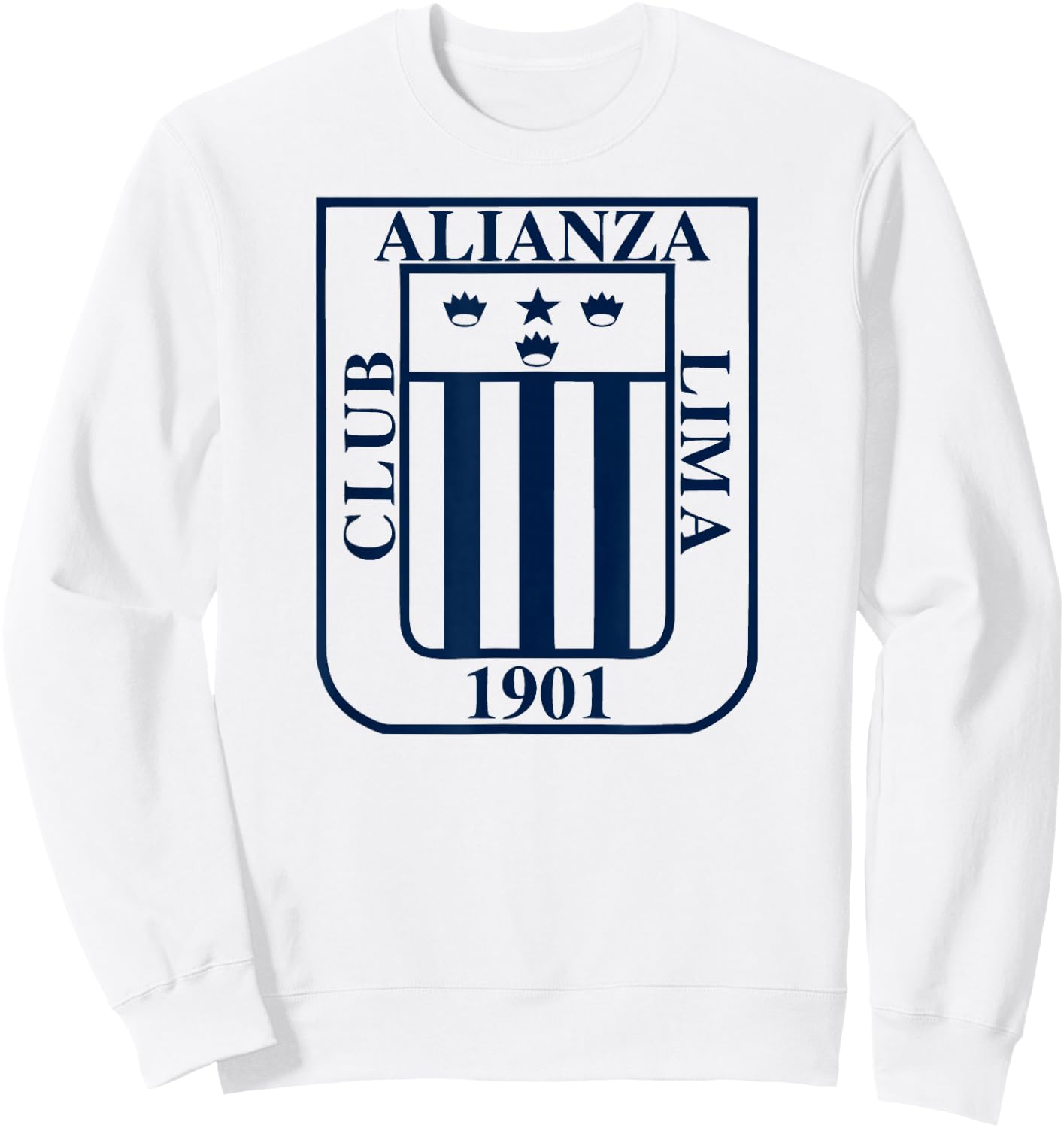 Peru Shirt Peruvian ALIANZA Lima Peruvian Men Women Soccer Sweatshirt - Sweatshirt | White