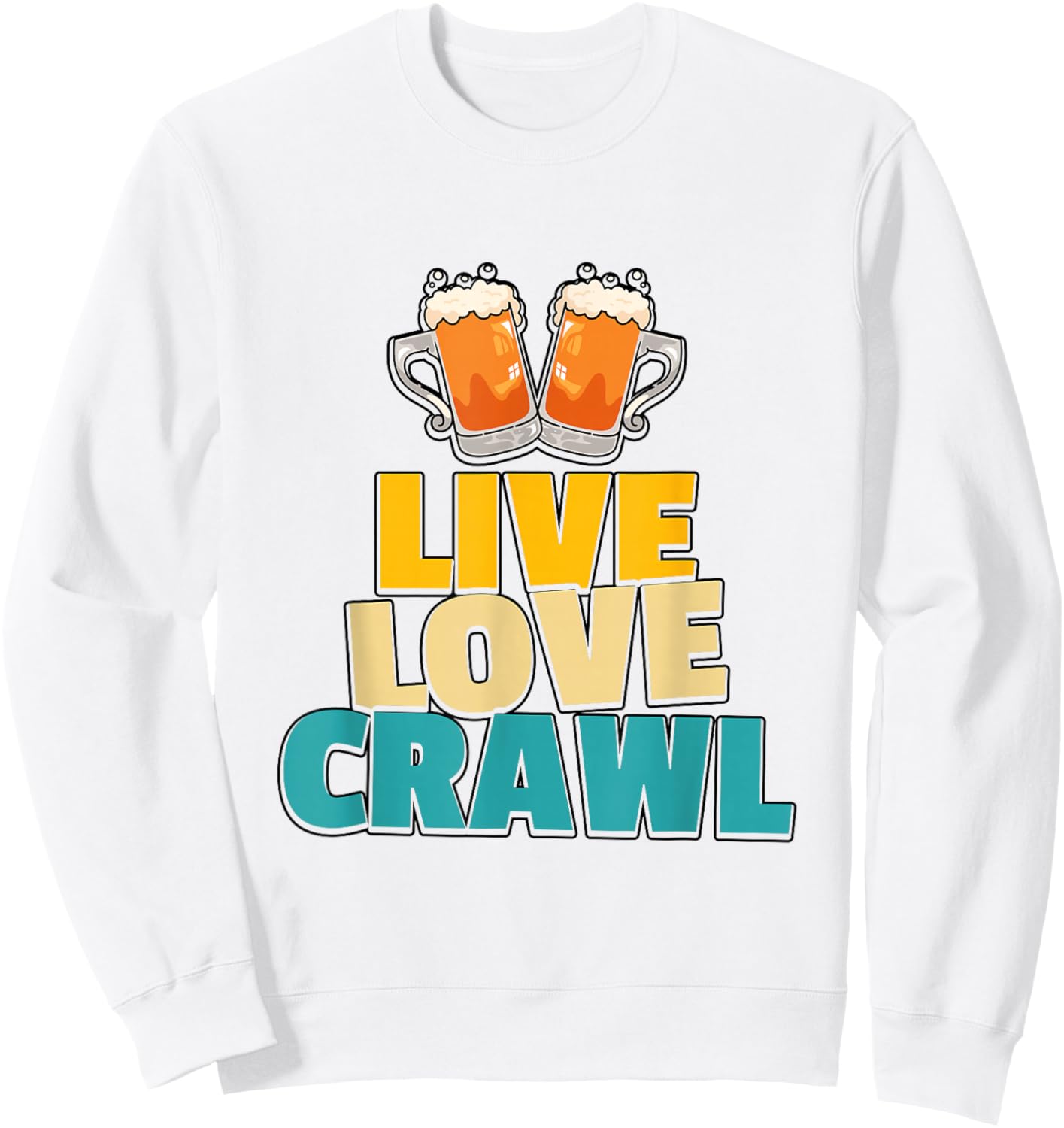 Irish Pub Crawl Bar Crawl Alcohol Sweatshirt - Sweatshirt | White