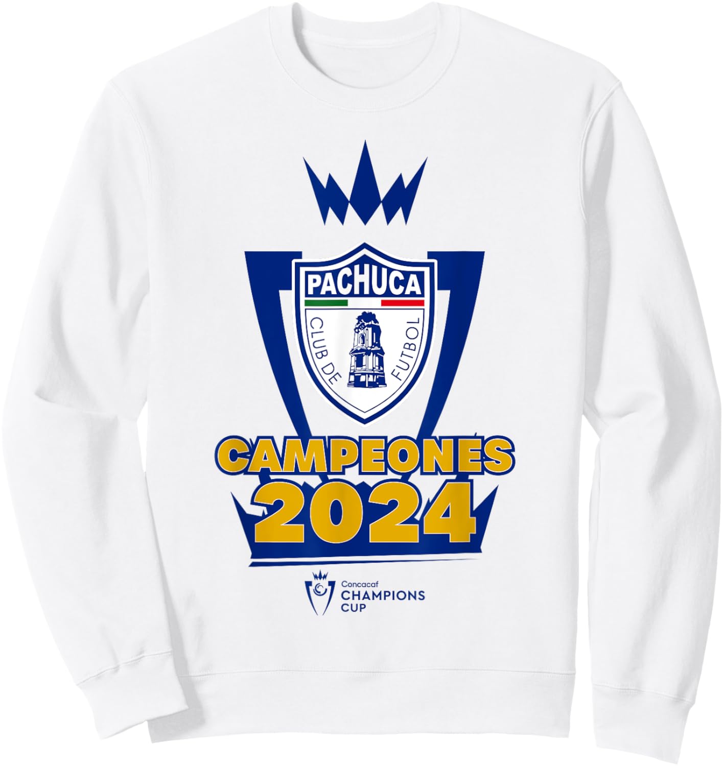 Pachuca Champions! - Concacaf Champions League Sweatshirt - Sweatshirt | White