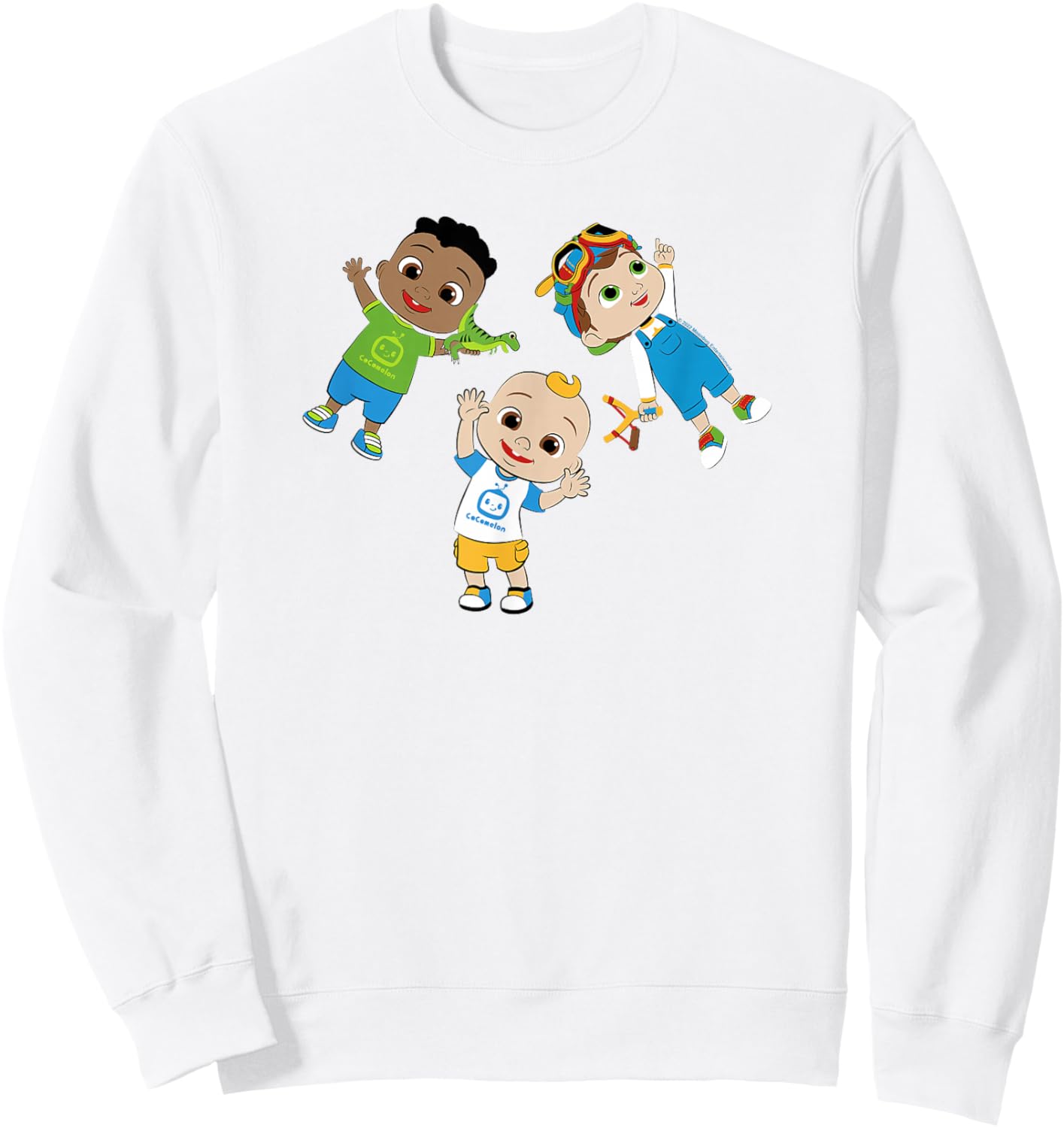 CoComelon Classic Children Group Shot Sweatshirt - Sweatshirt | White