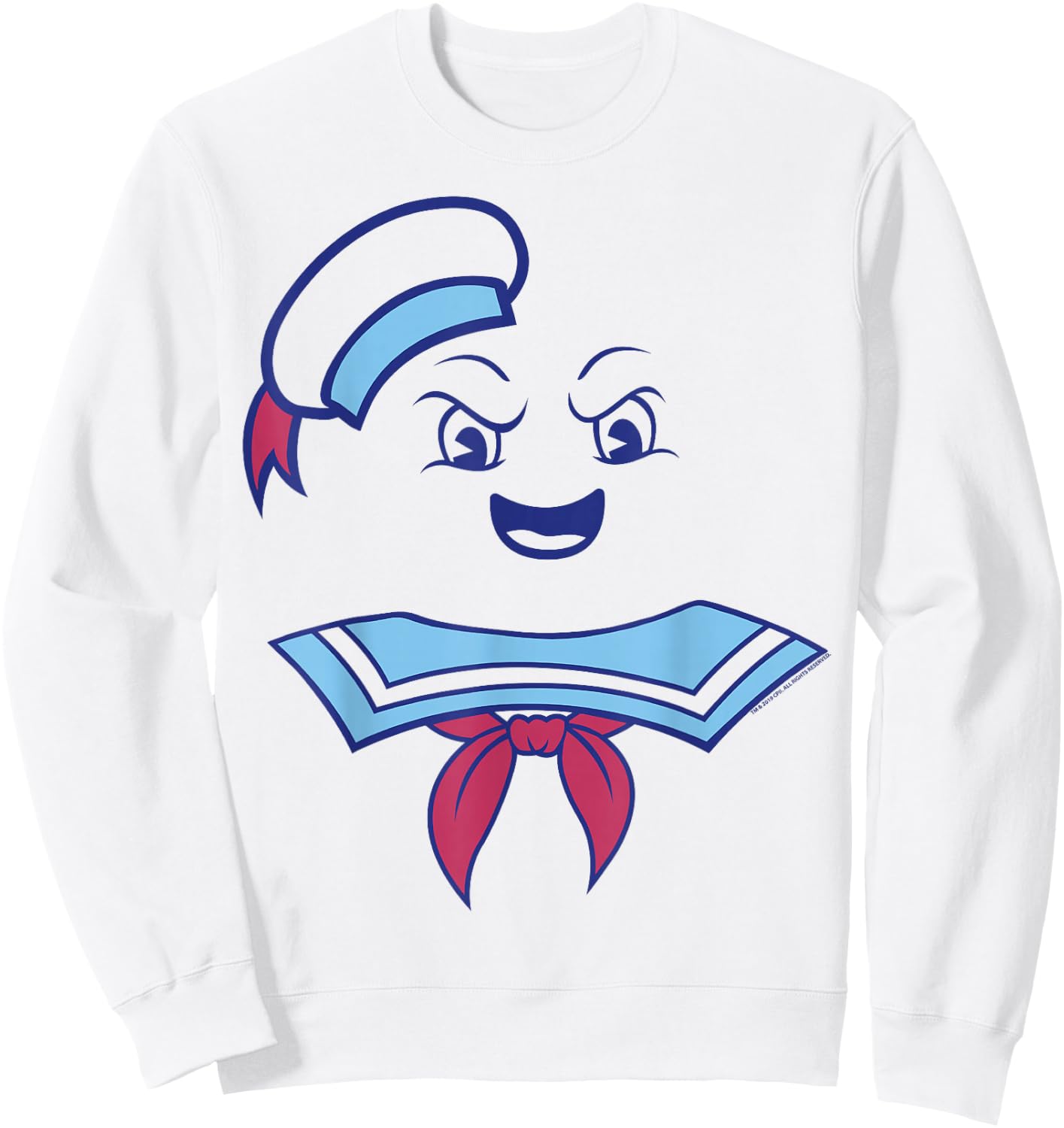 Ghostbusters Stay Puft Marshmallow Man Costume Sweatshirt - Sweatshirt | White