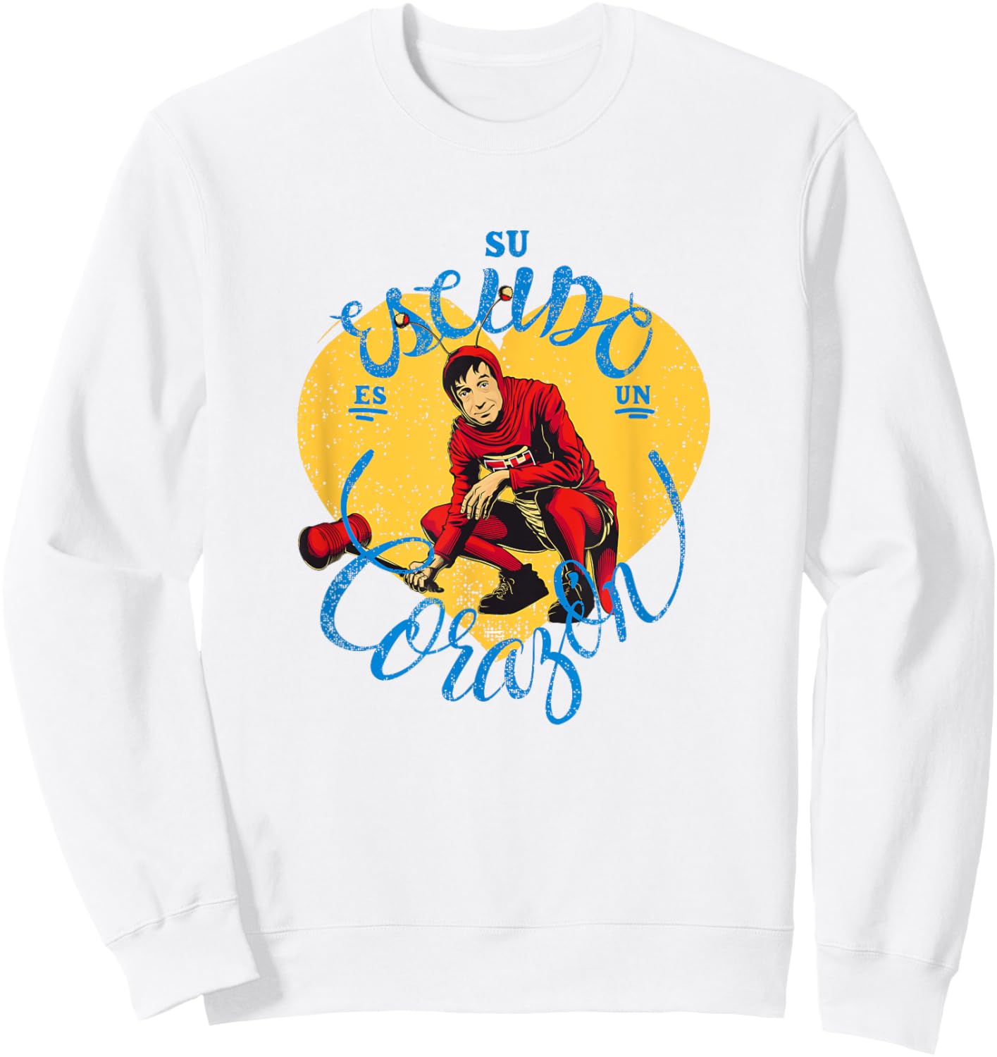 Chapulin Colorado - Fun Desings for Kids, Teen, Women & Men Sweatshirt - Sweatshirt | White