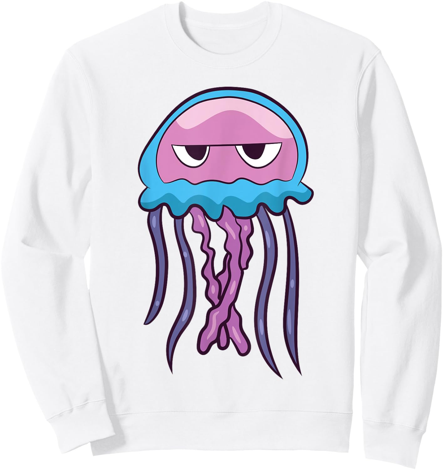 Funny Jellyfish Ocean Love Aquarium Jellyfish Sweatshirt - Sweatshirt | White