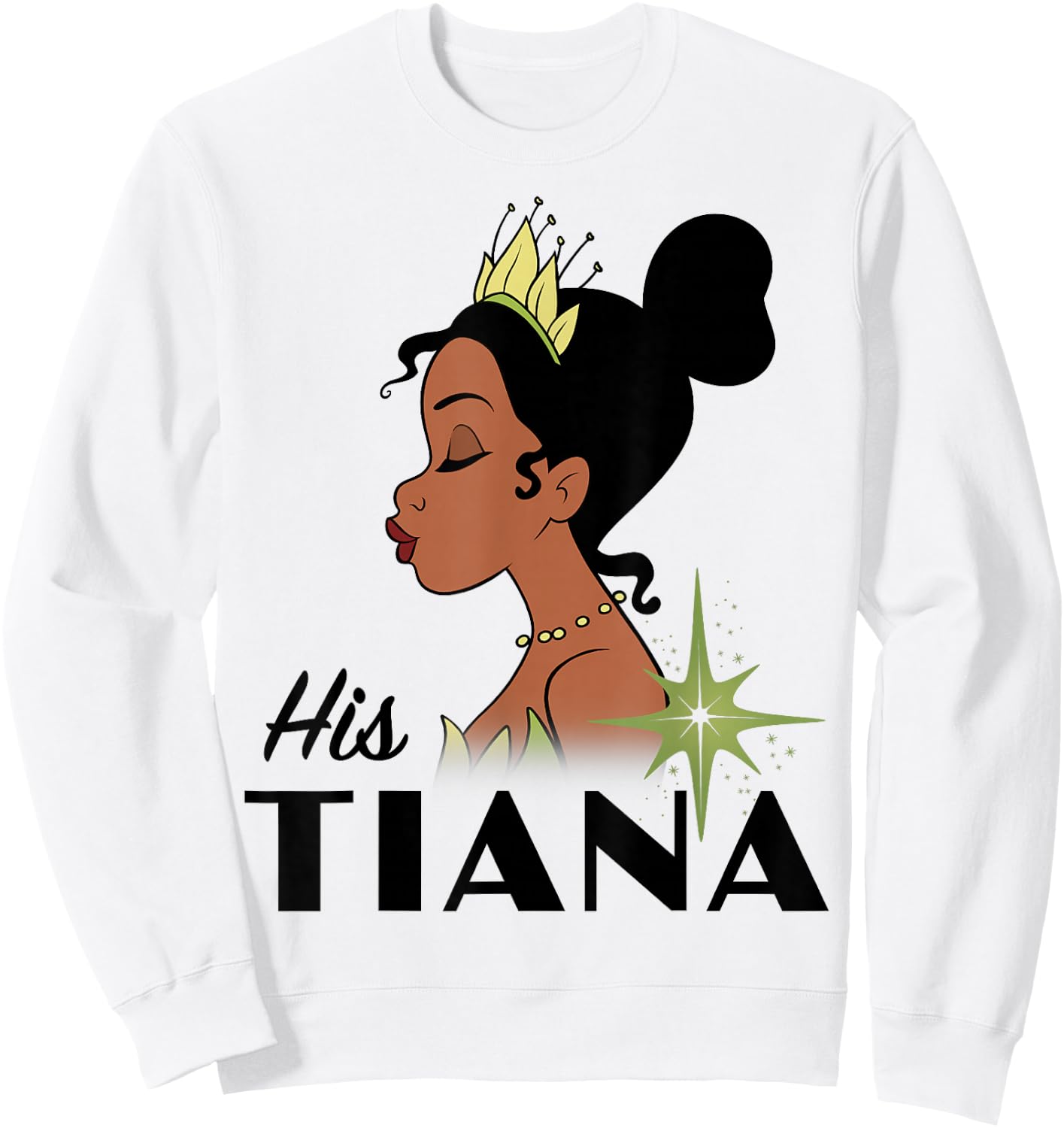 Disney Princess and The Frog His Tiana Graphic Sweatshirt - Sweatshirt | White