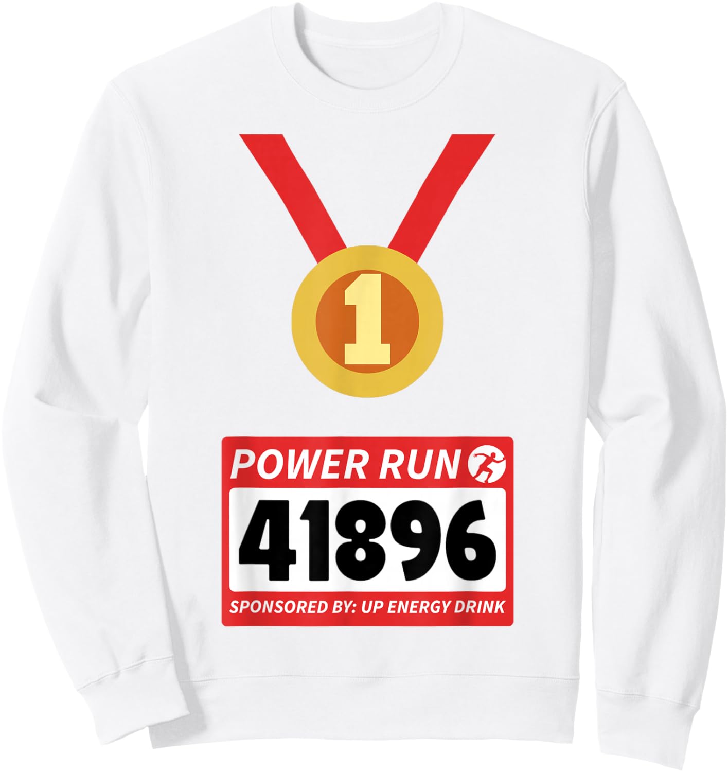 Running Runner Half Marathon Halloween Costume Sweatshirt - Sweatshirt | White