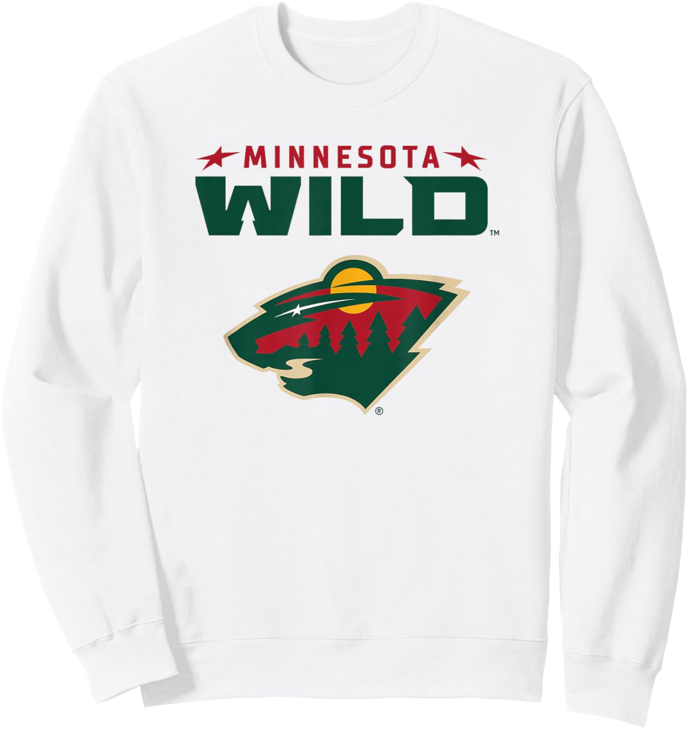 Minnesota Wild Power Play Gray Officially Licensed Sweatshirt - Sweatshirt | White