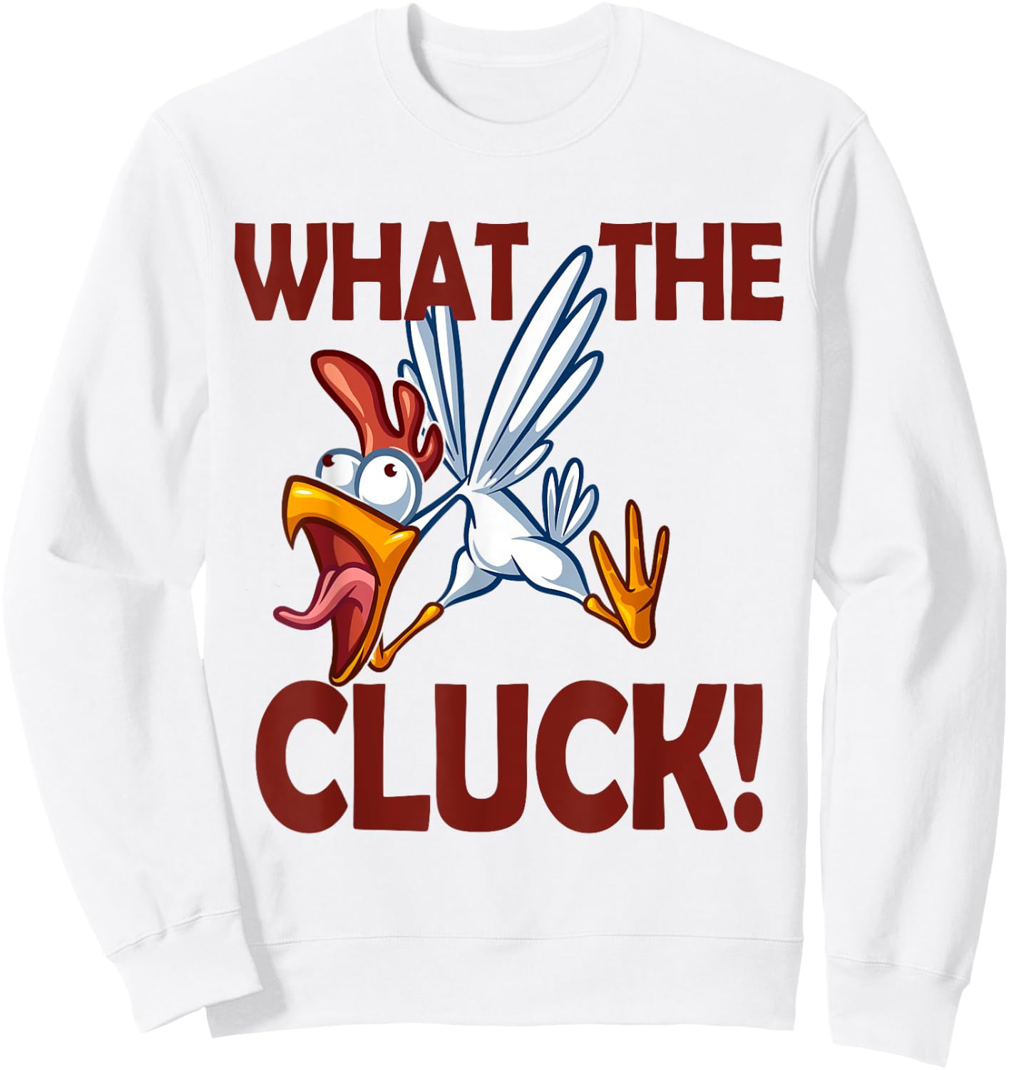 What The Cluck Sweatshirt - Sweatshirt | White