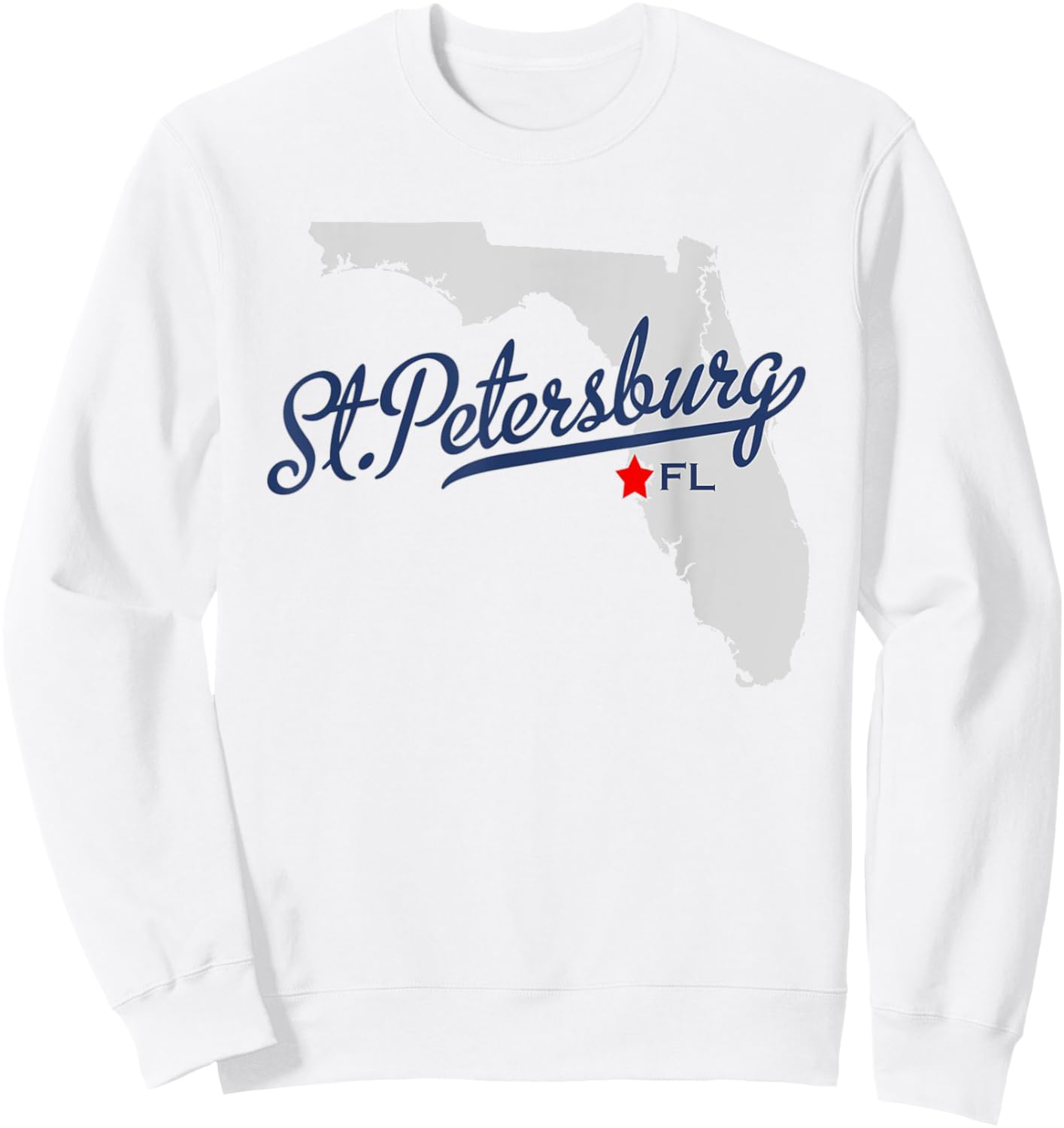 St Petersburg Florida - St Pete - Saint Petersburg Sweatshirt - Sweatshirt | White