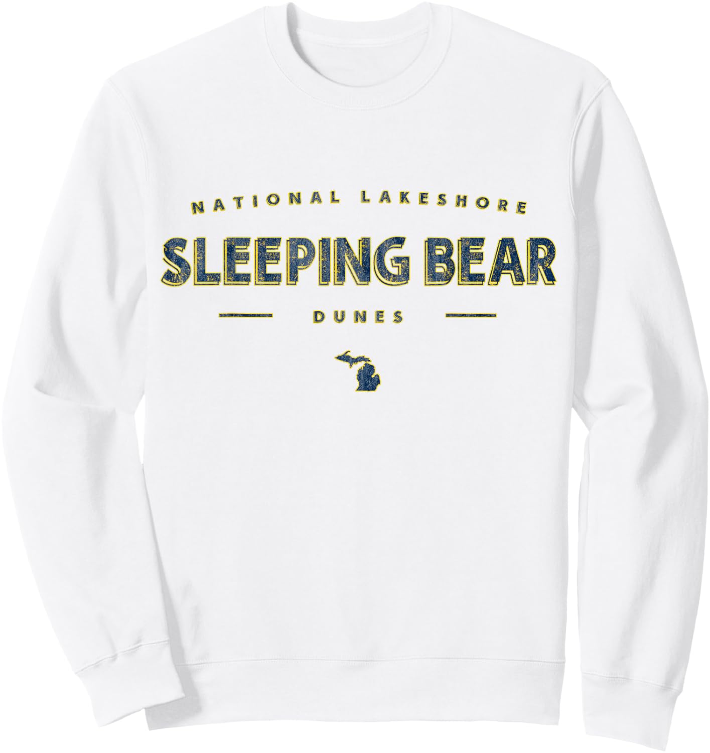 Sleeping Bear Dunes National Lakeshore Michigan Sweatshirt - Sweatshirt | White