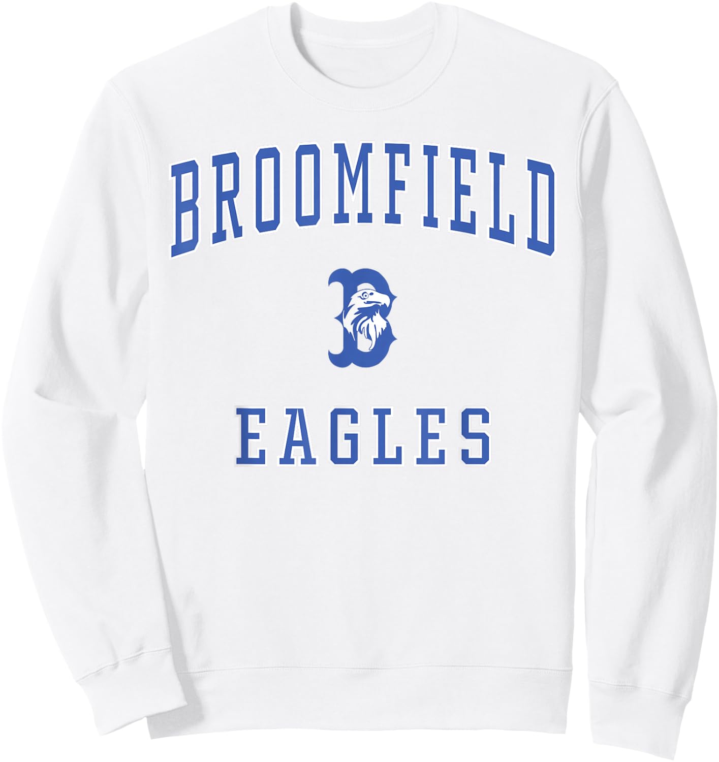 Broomfield High School Eagles Sweatshirt - Sweatshirt | White