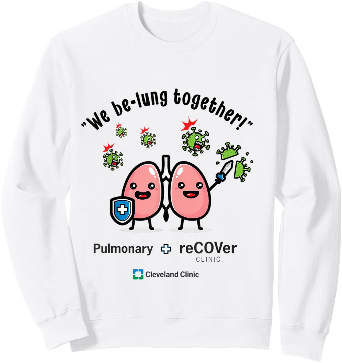 Pulmonary and Recover Sweatshirt - Sweatshirt | White