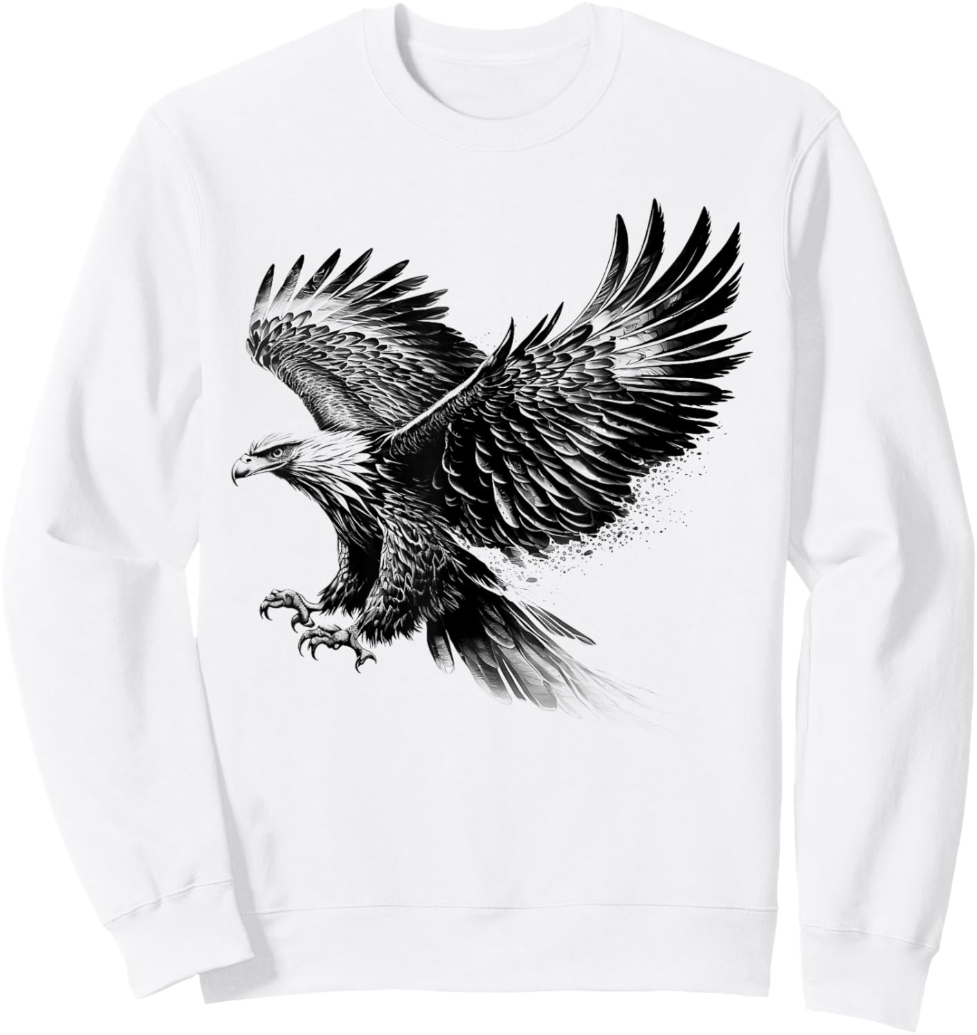 American Bald Eagle Bird Gift Women Kids Boys Youth Sweatshirt - Sweatshirt | White