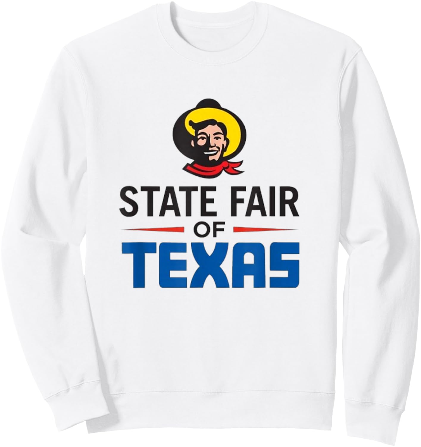 Howdy Folks State Fair Texas Sweatshirt - Sweatshirt | White