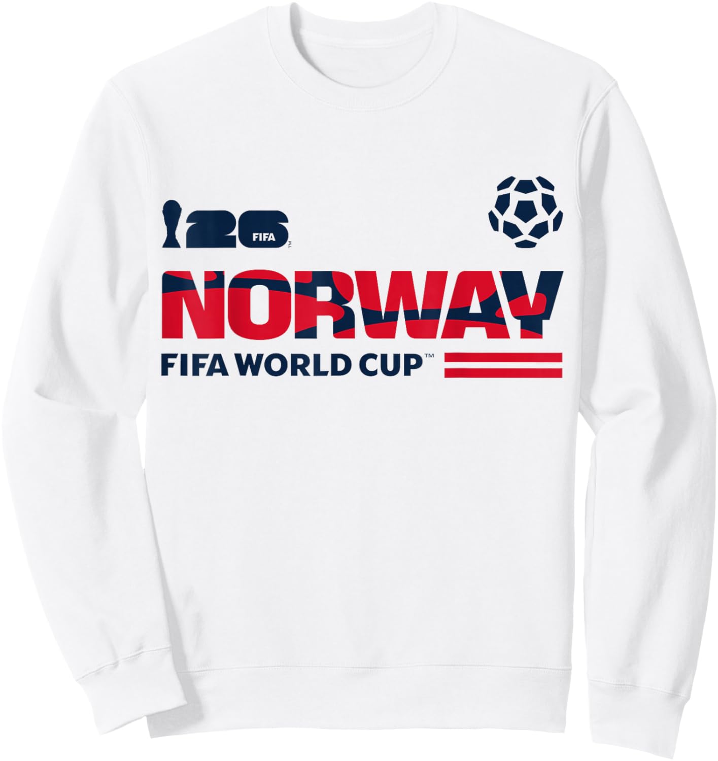 FIFA World CUP26 Qualifier Norway Sweatshirt - Sweatshirt | White