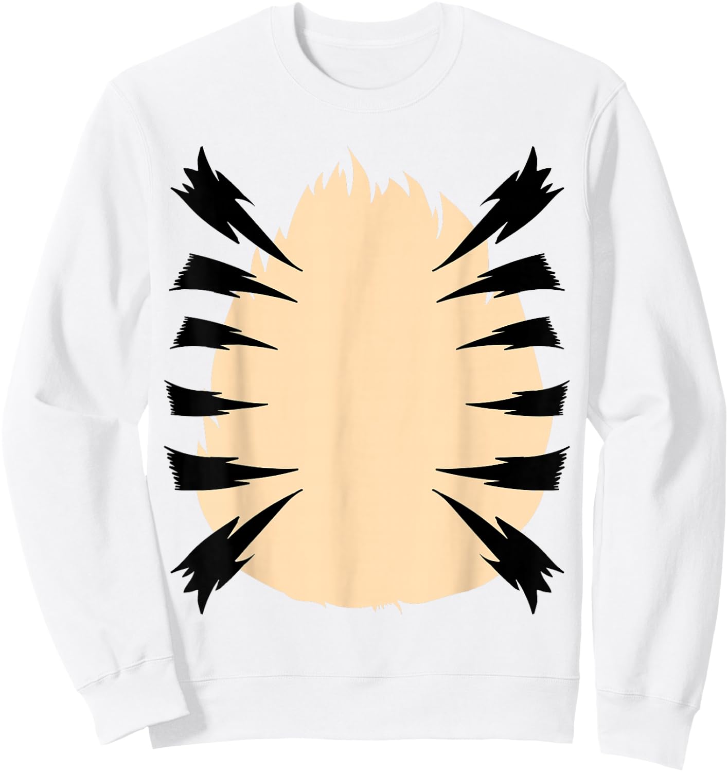 Orange Tiger Halloween costume, Cute Tiger pattern Christmas Sweatshirt - Sweatshirt | White