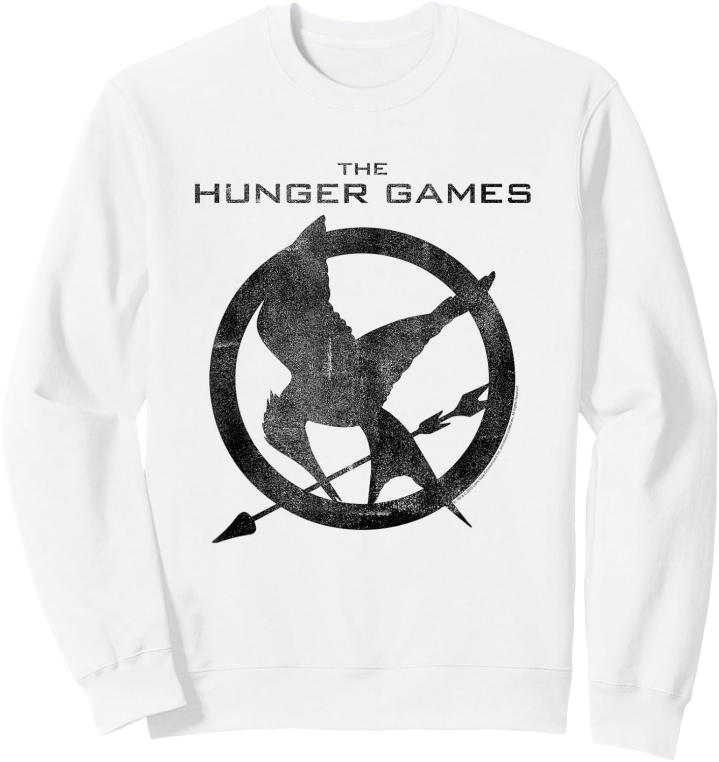 The Hunger Games Mockingjay Pin Sweatshirt - Sweatshirt | White
