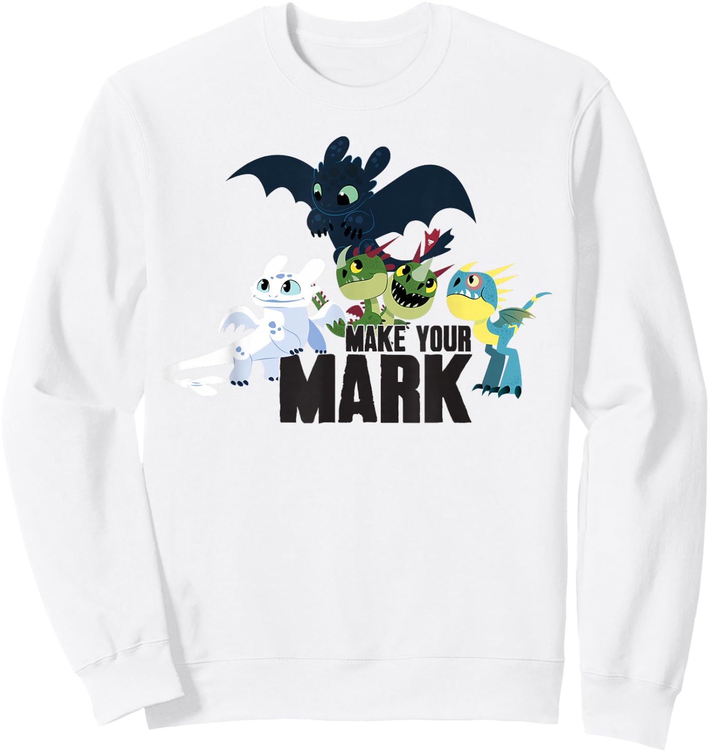 How to Train Your Dragon 3 Make Your Sign Sweatshirt - Sweatshirt | White