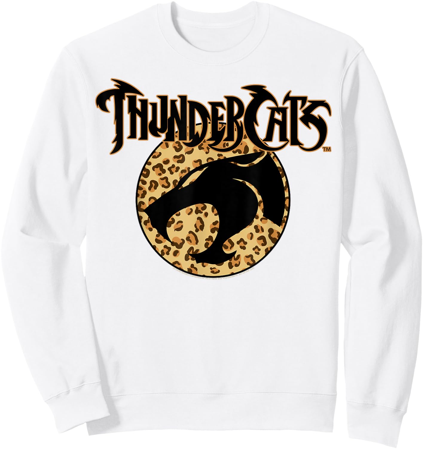 ThunderCats Cheetah Print Logo Sweatshirt - Sweatshirt | White